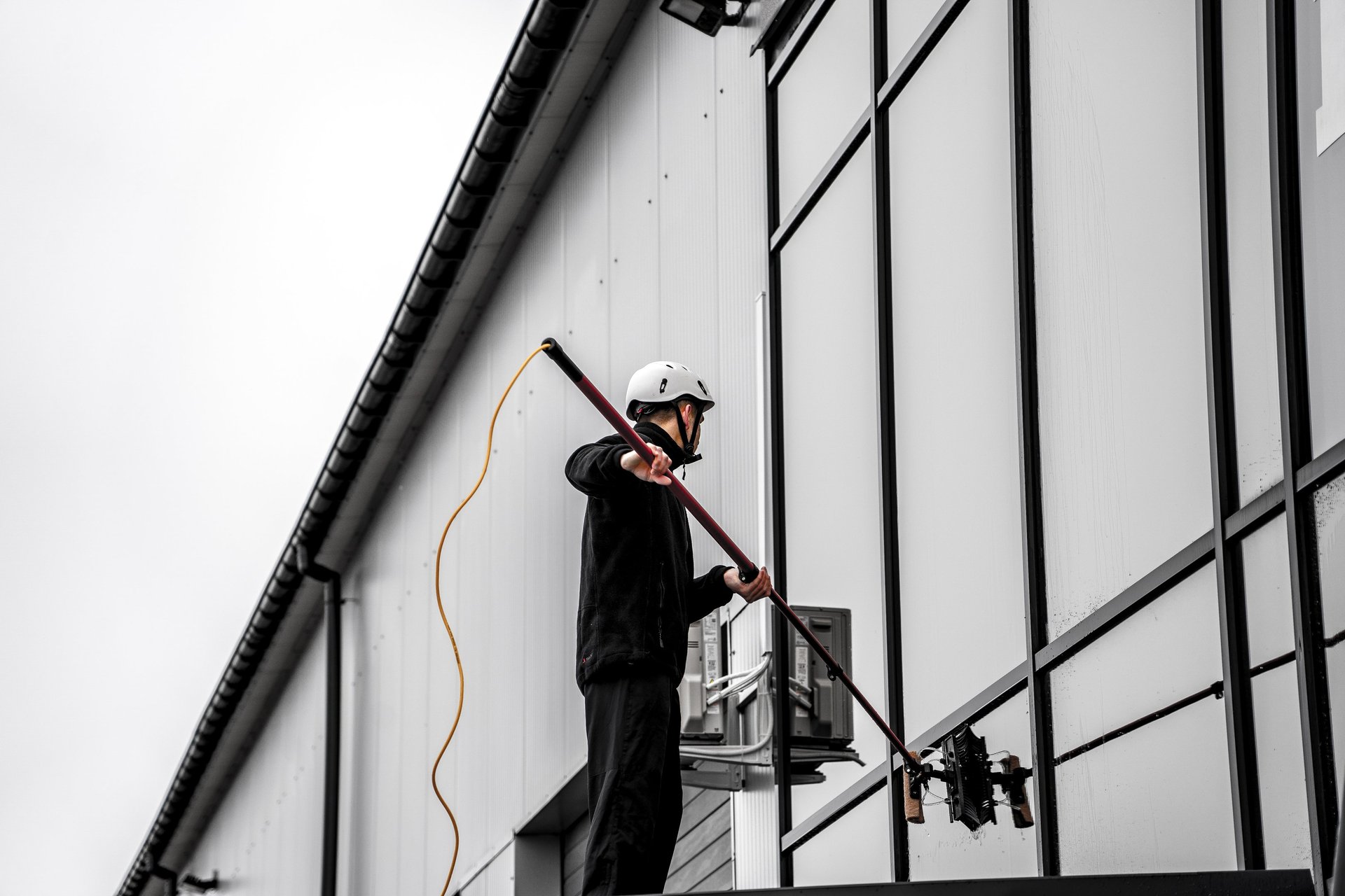 a man working on a piece of wood
