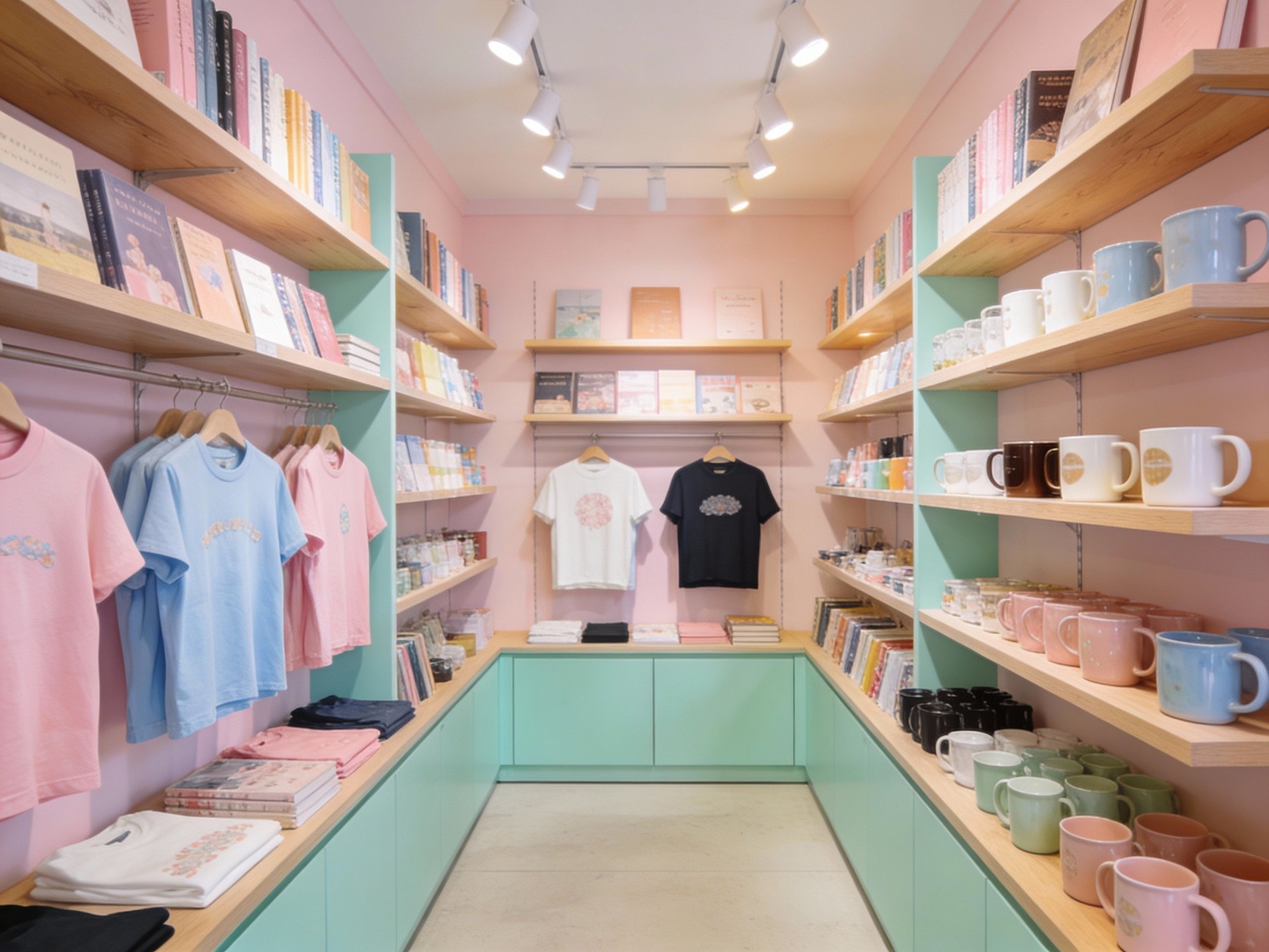an abstract photo of a curved building with a blue sky in the background