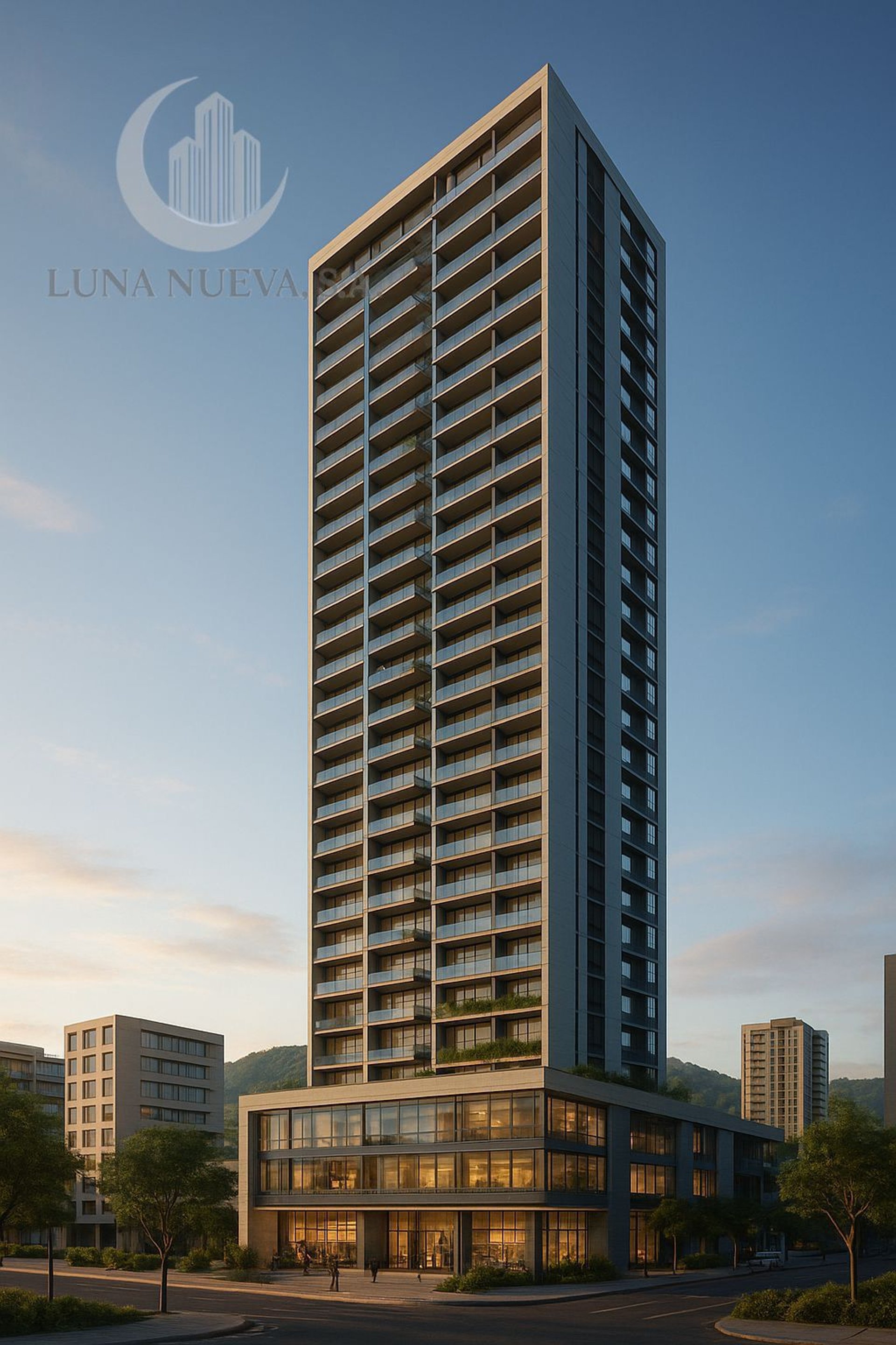 black and white concrete building