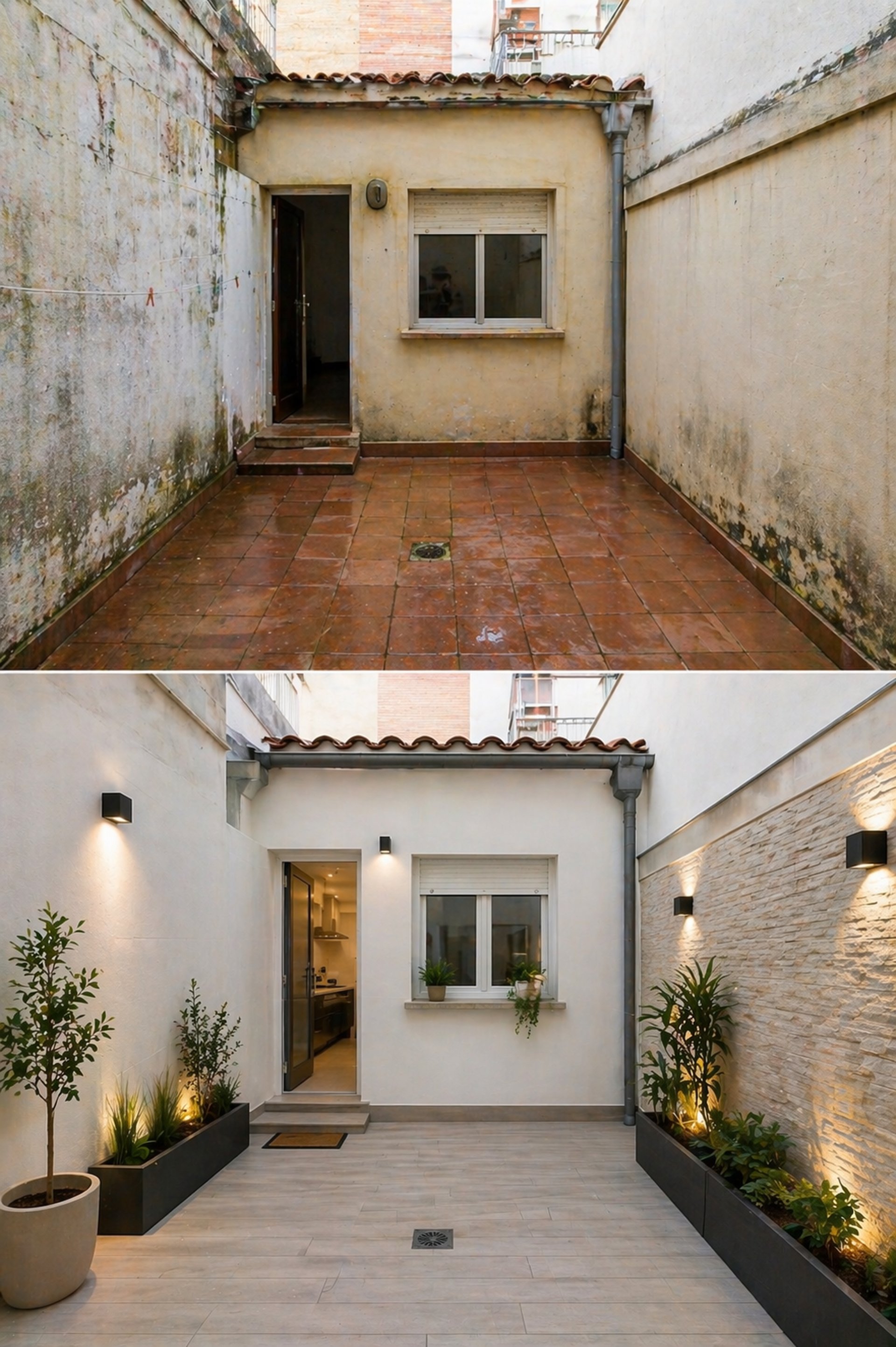 reforma patio fuenlabrada