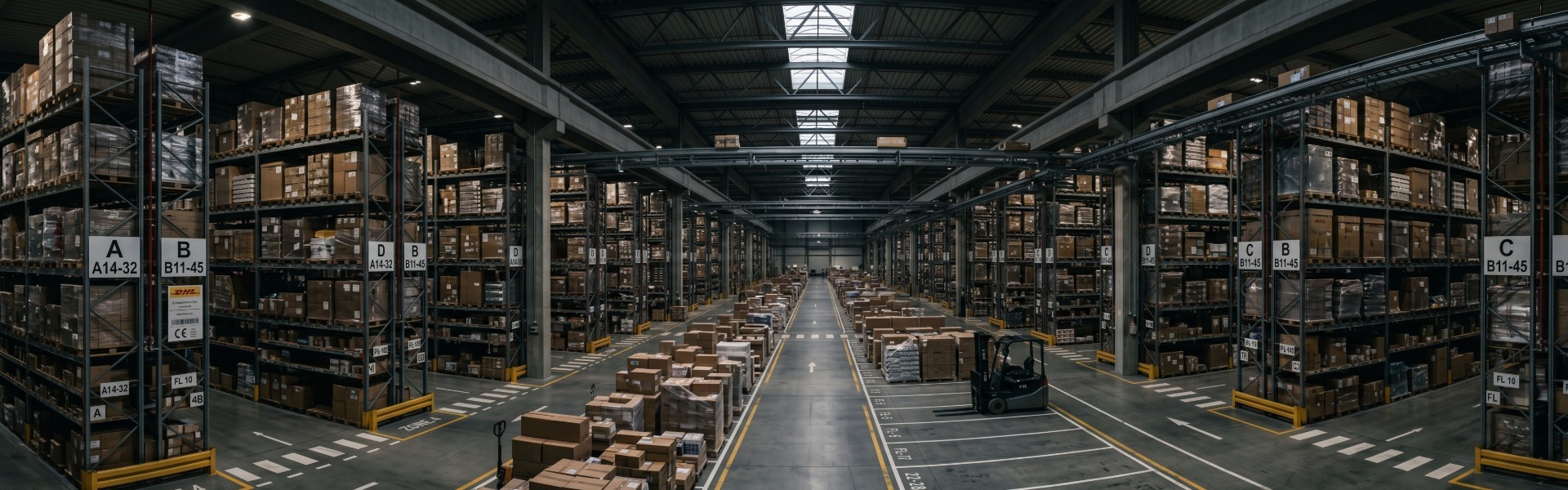 Centro logístico europeo organizado — imagen de fondo