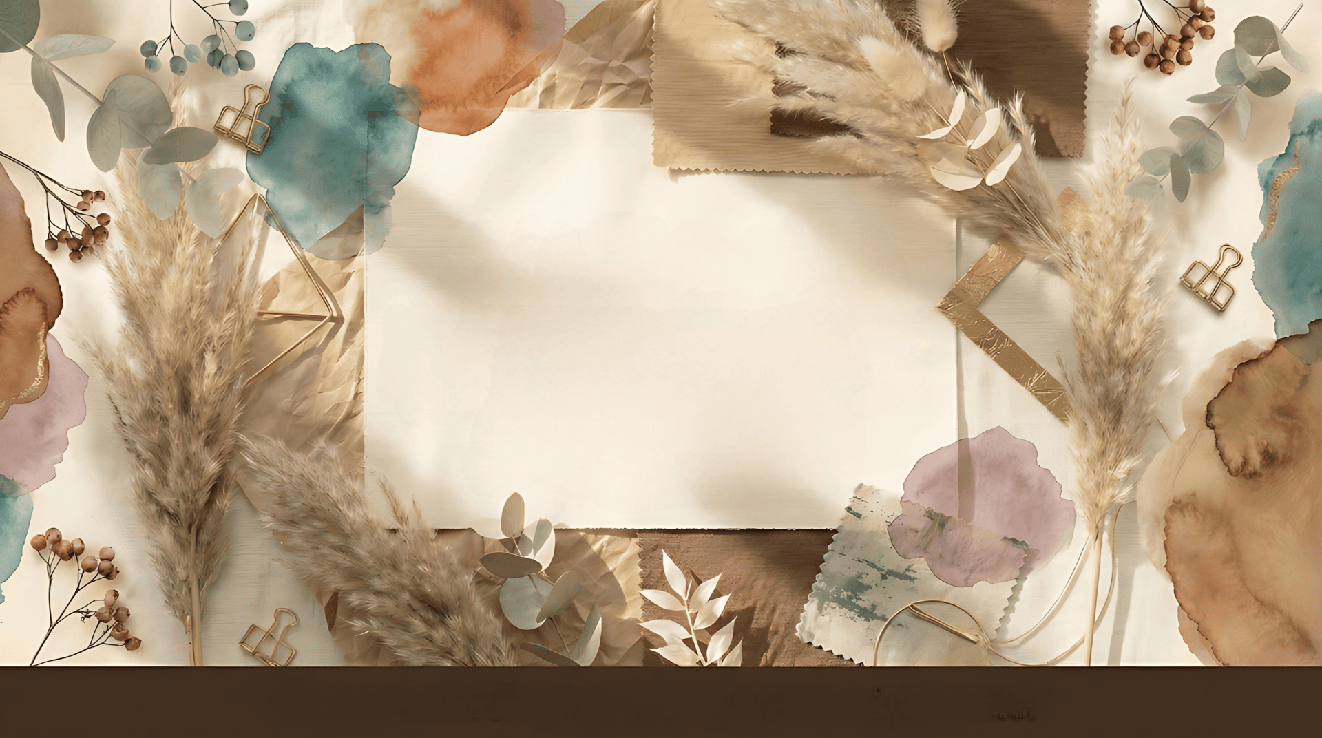 woman holding dried flower