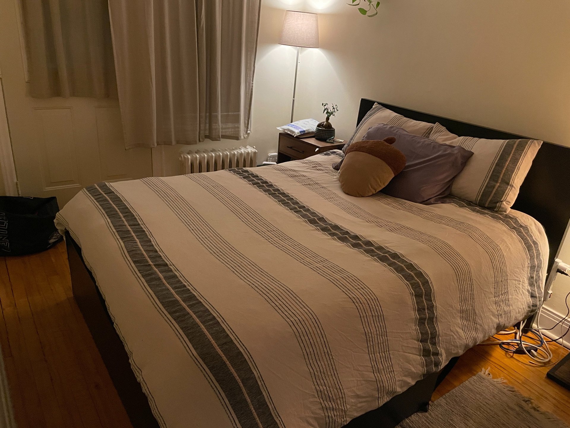 black blue and yellow textile