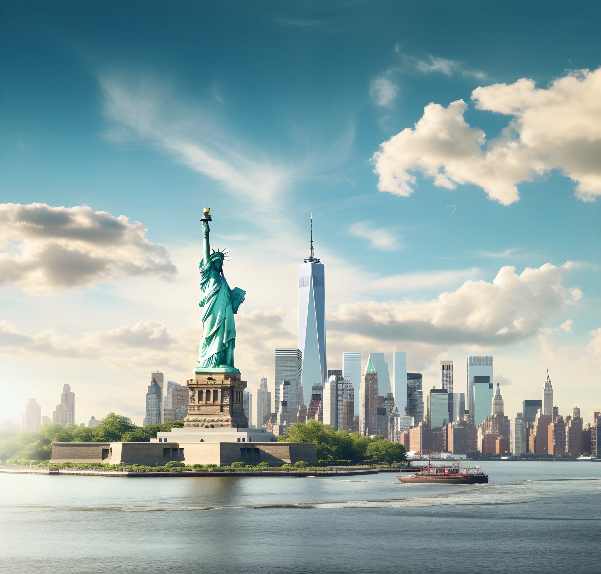 an abstract photo of a curved building with a blue sky in the background