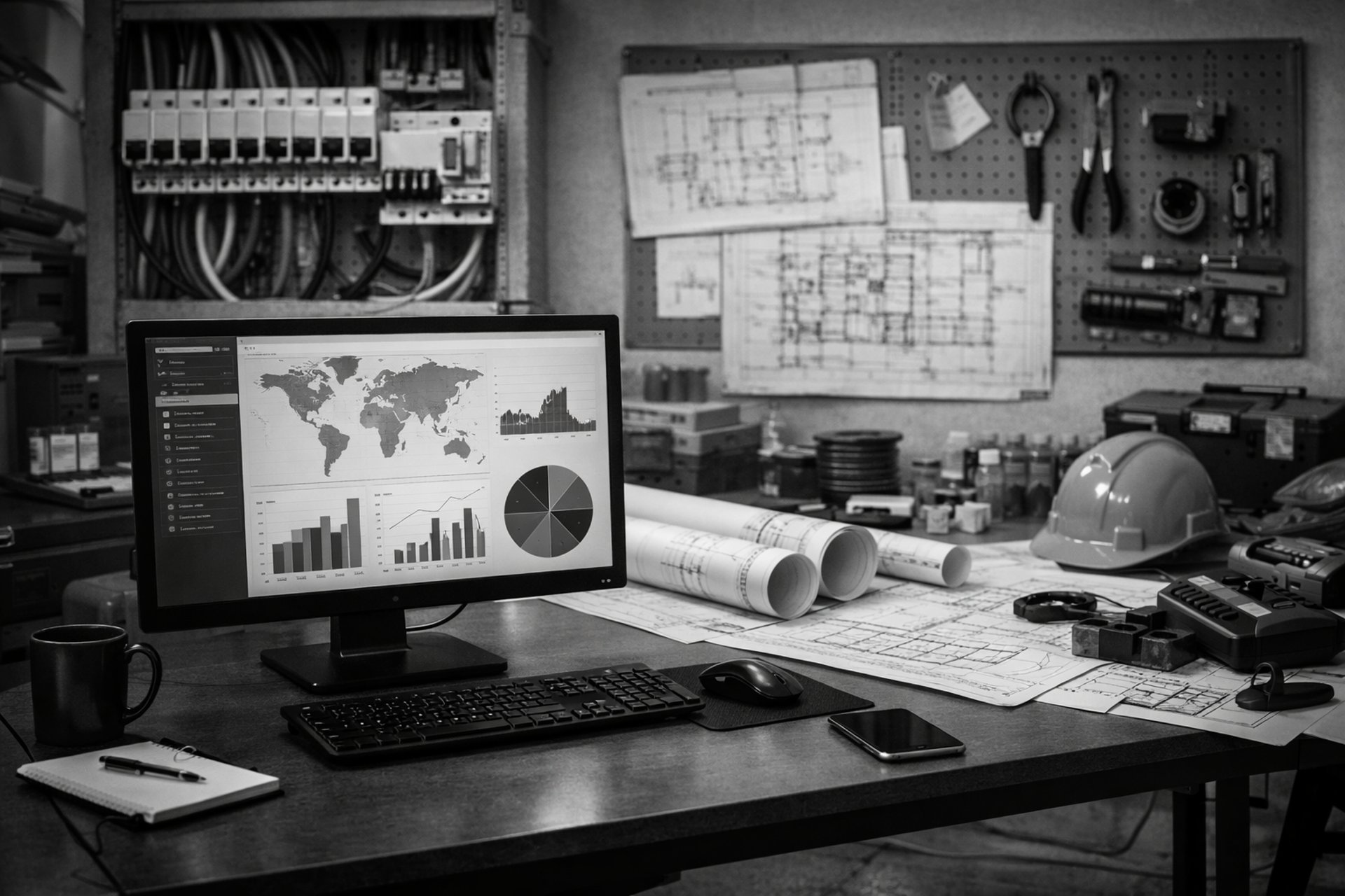 black and brown leather padded tub sofa
