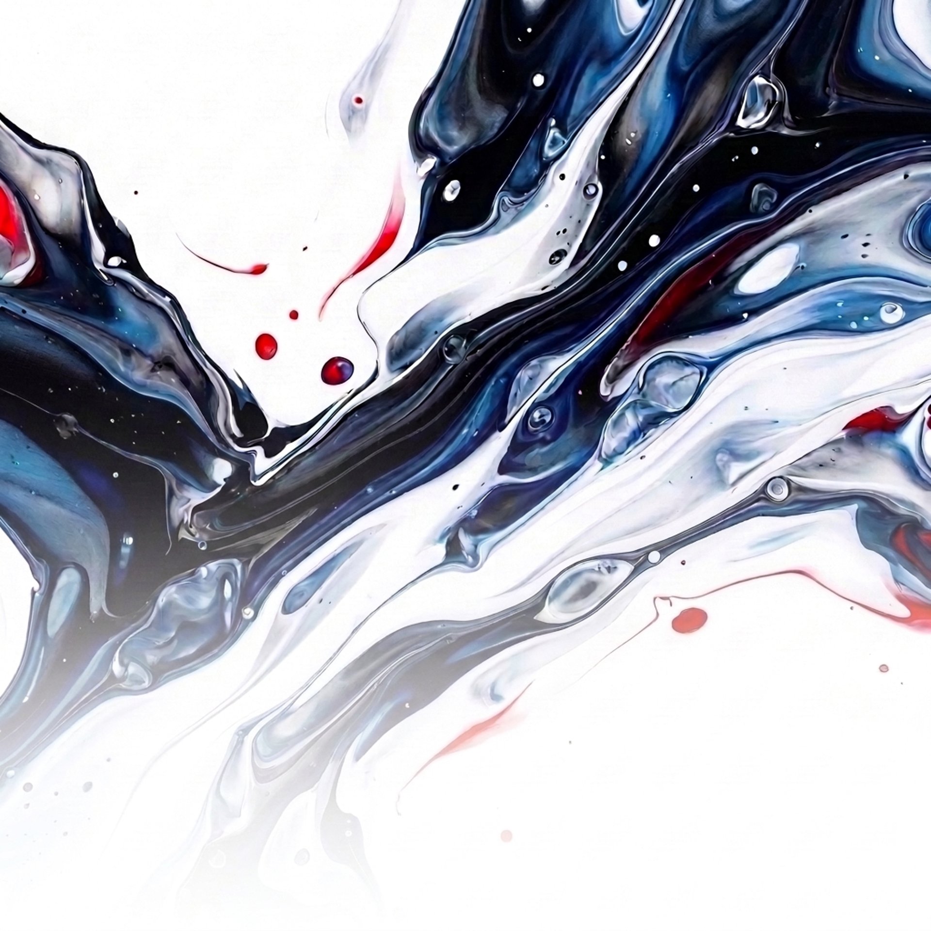 Abstract monochrome liquid marble texture.