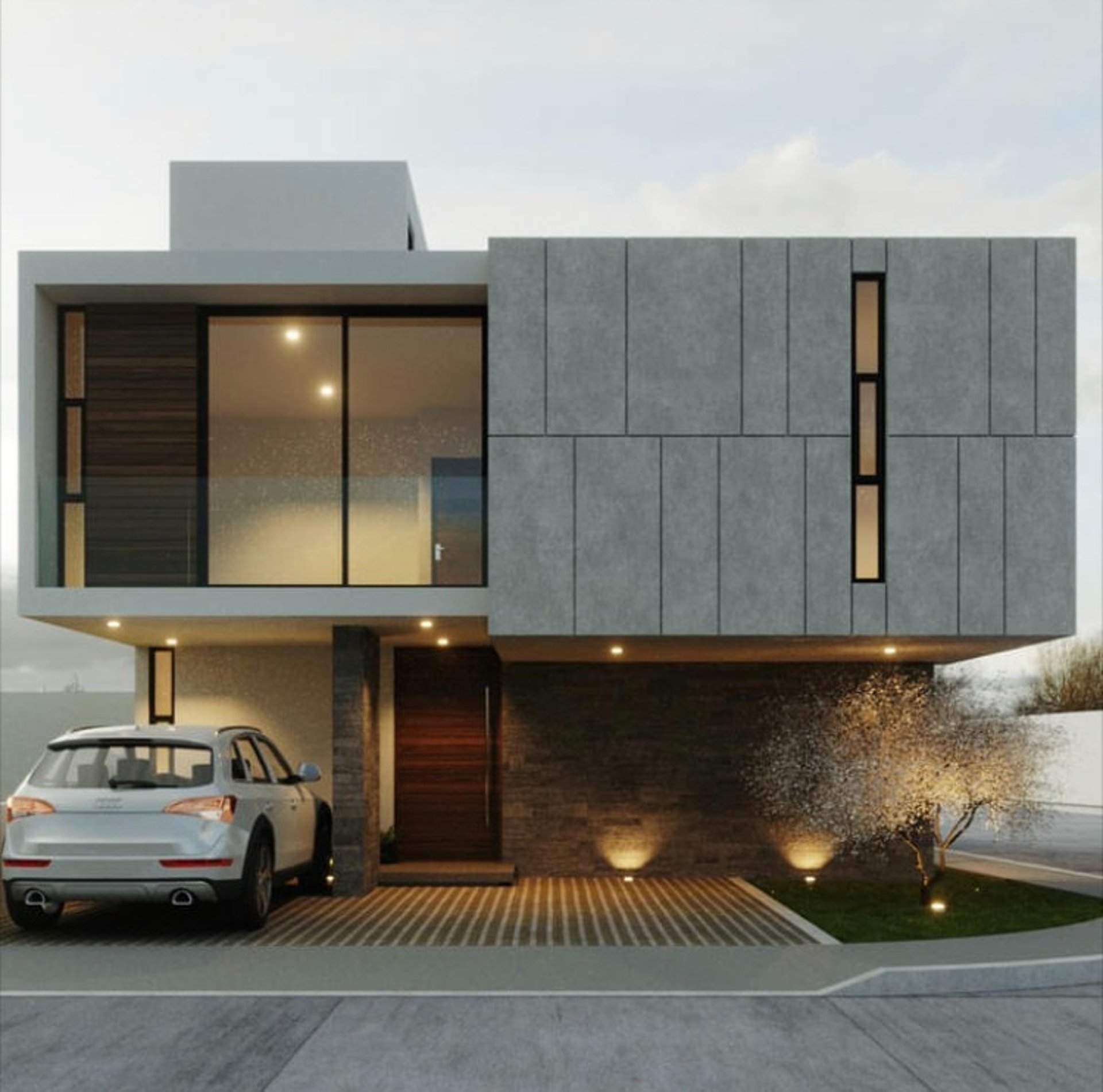 white and grey concrete building near swimming pool under clear sky during daytime