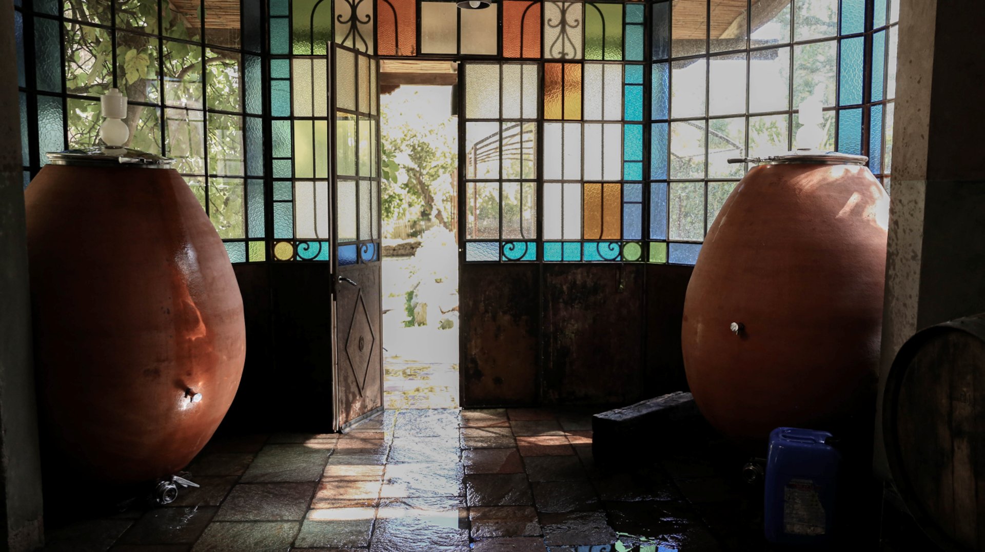 black and white abstract painting