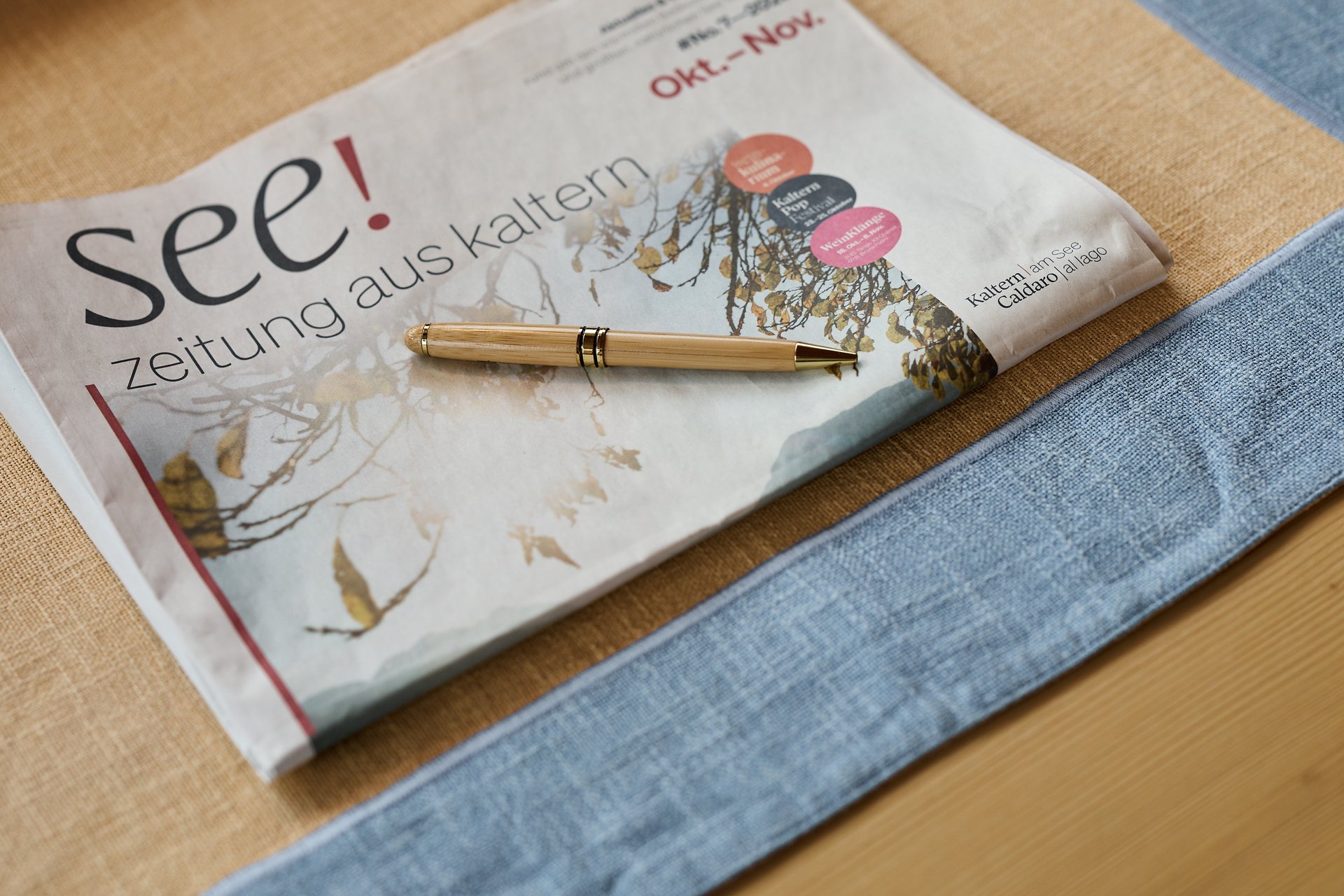 black blue and yellow textile