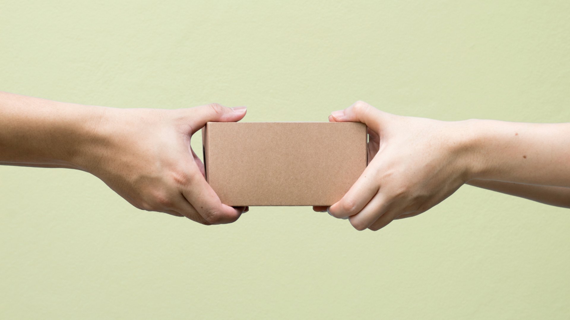 brown cardboard boxes on black plastic crate