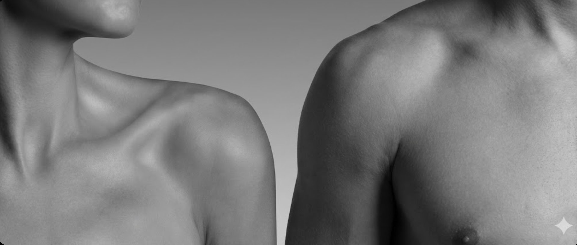 an abstract photo of a curved building with a blue sky in the background