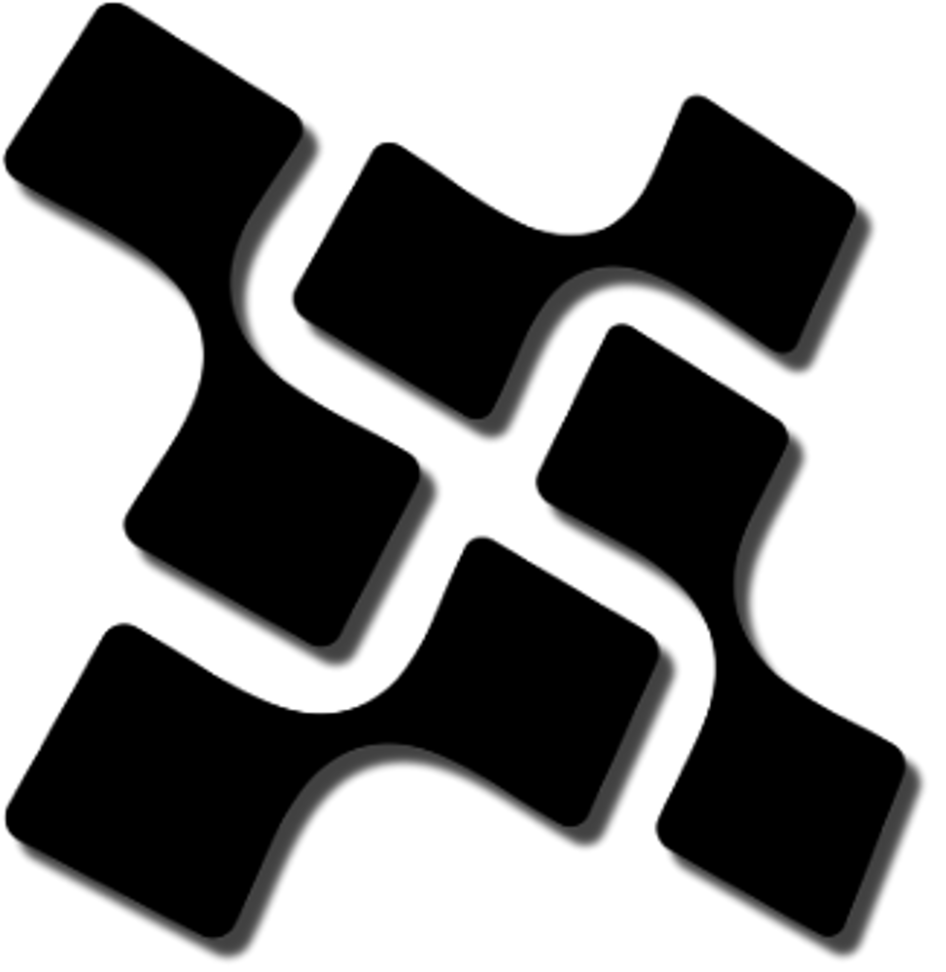 a close up of a black and brown abstract painting