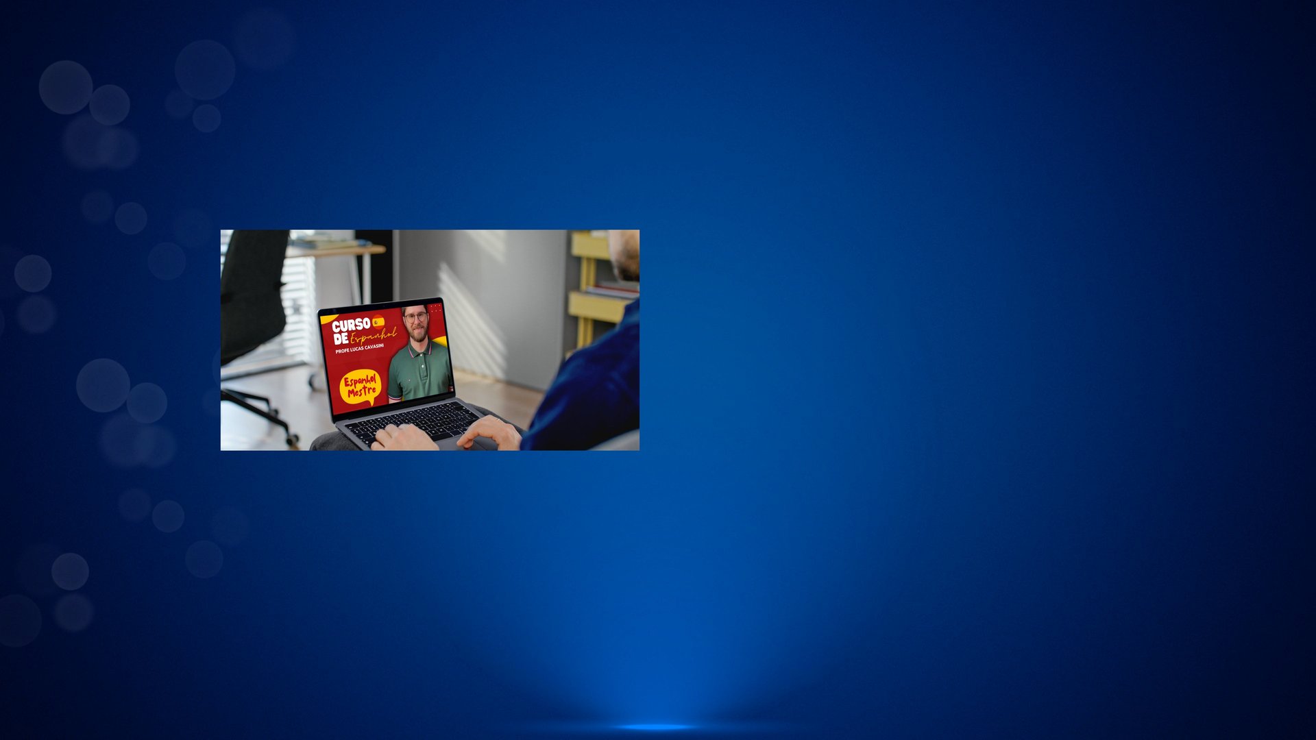 blue and white abstract painting