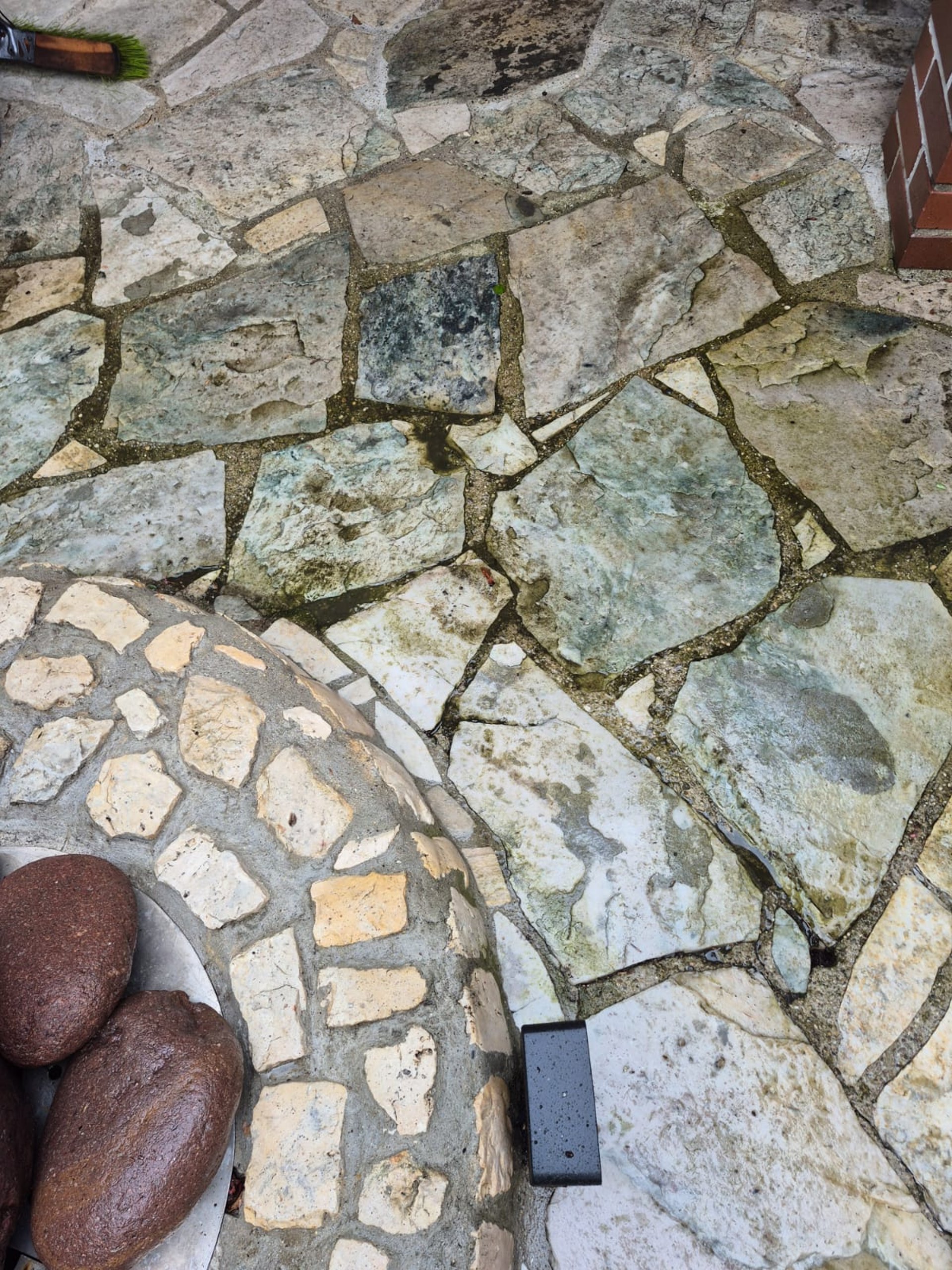 an abstract photo of a curved building with a blue sky in the background