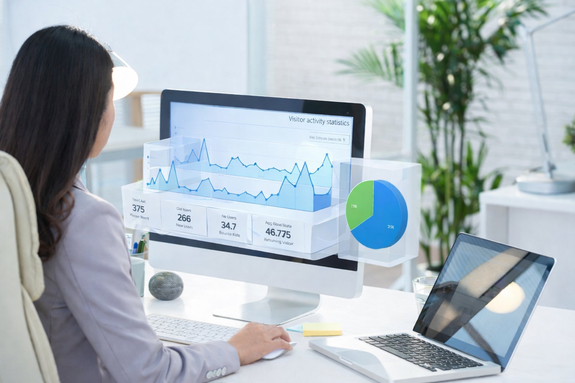 an abstract photo of a curved building with a blue sky in the background