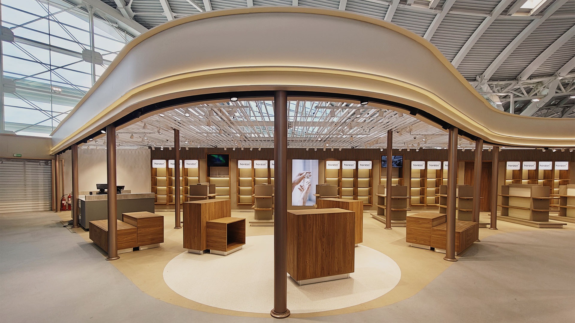 Horizon duty free shop à l'aéroport international d'Alger