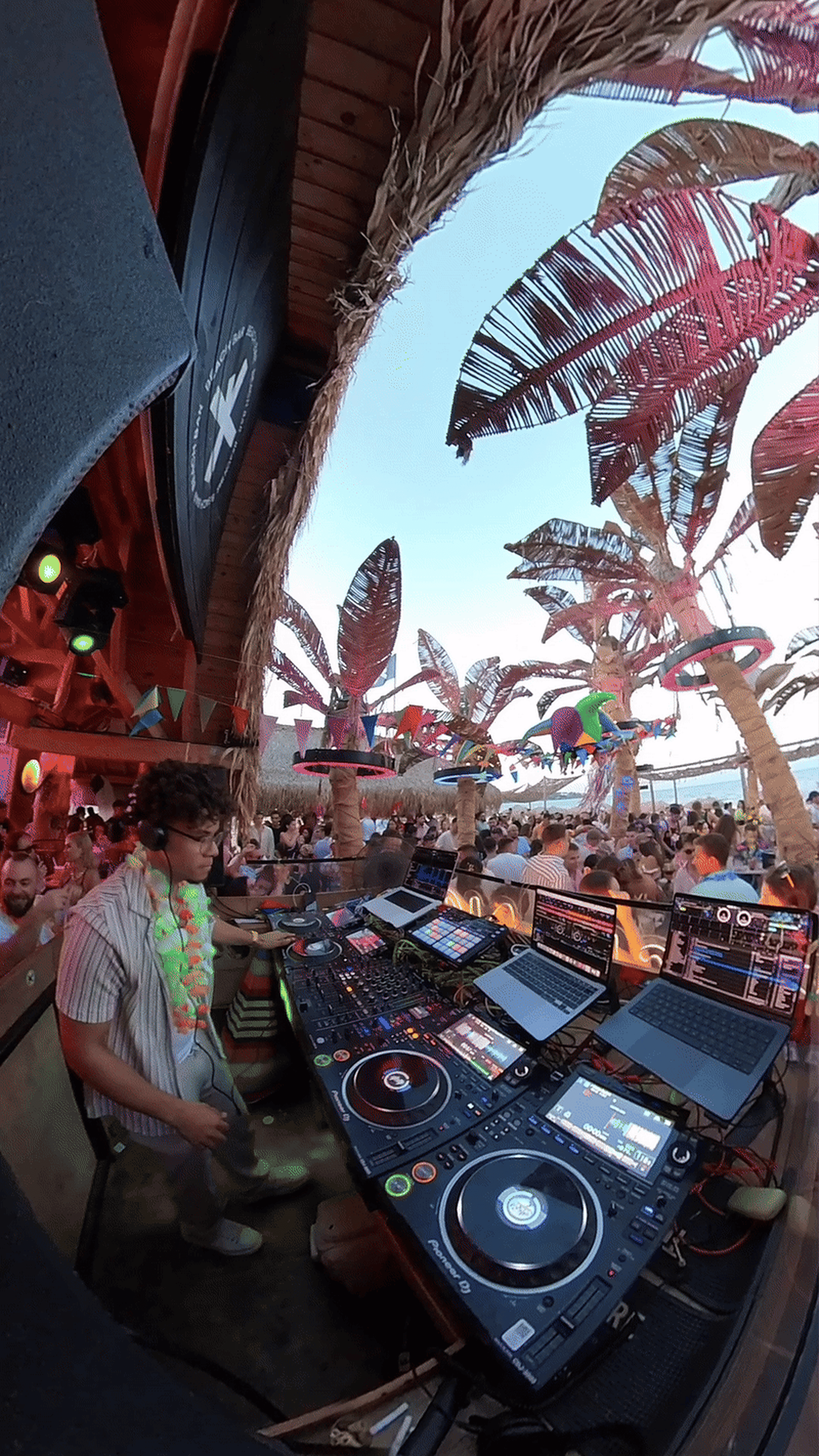 a close up of a black and brown abstract painting