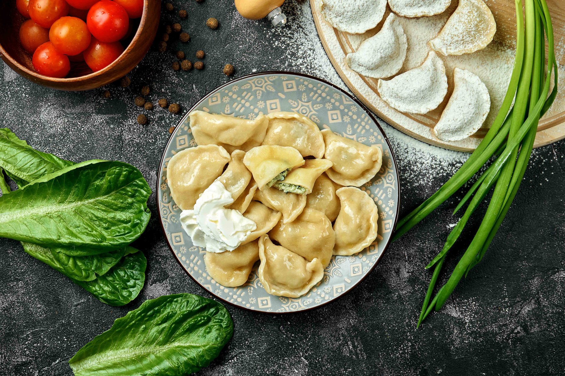 an abstract photo of a curved building with a blue sky in the background