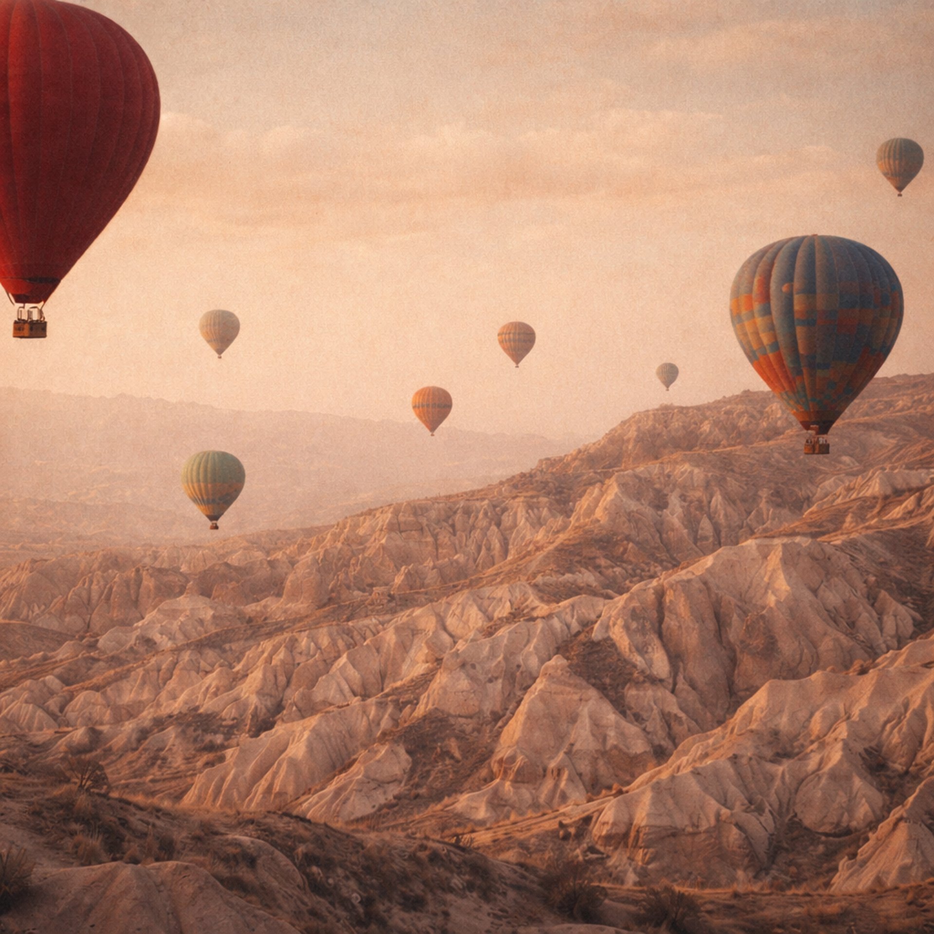 photo of assorted-color air balloon lot in mid air during daytime