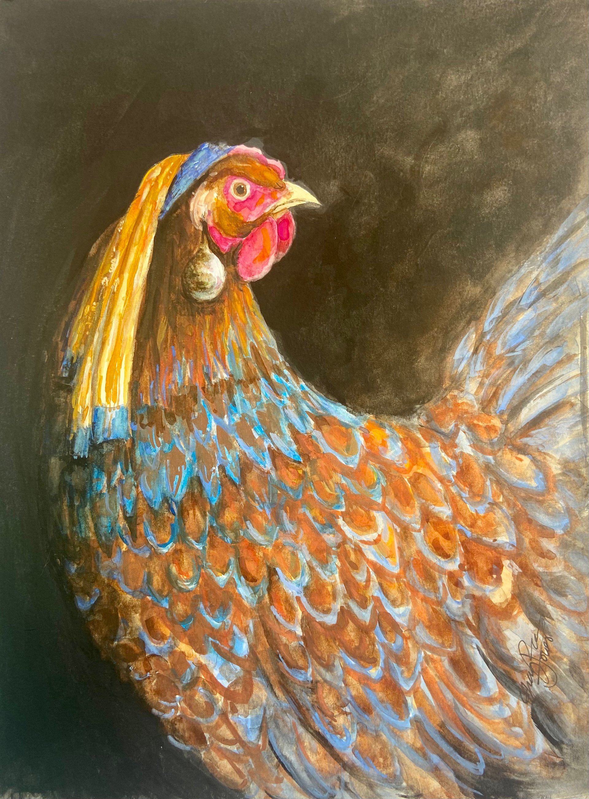 black blue and yellow textile