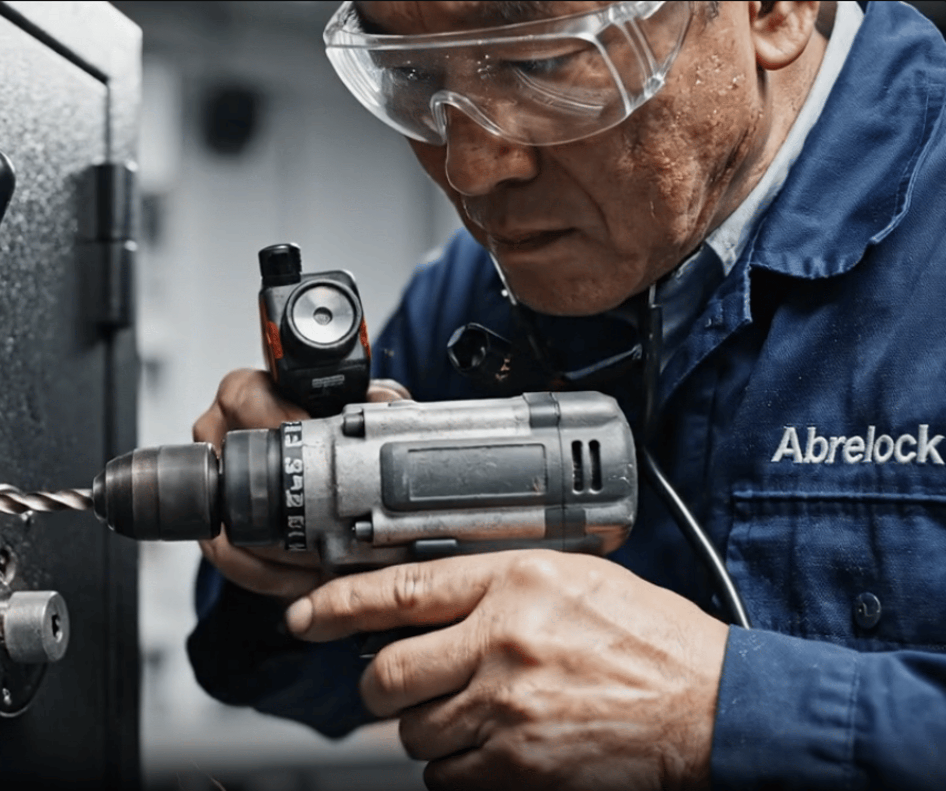 person wearing grey knit sweater