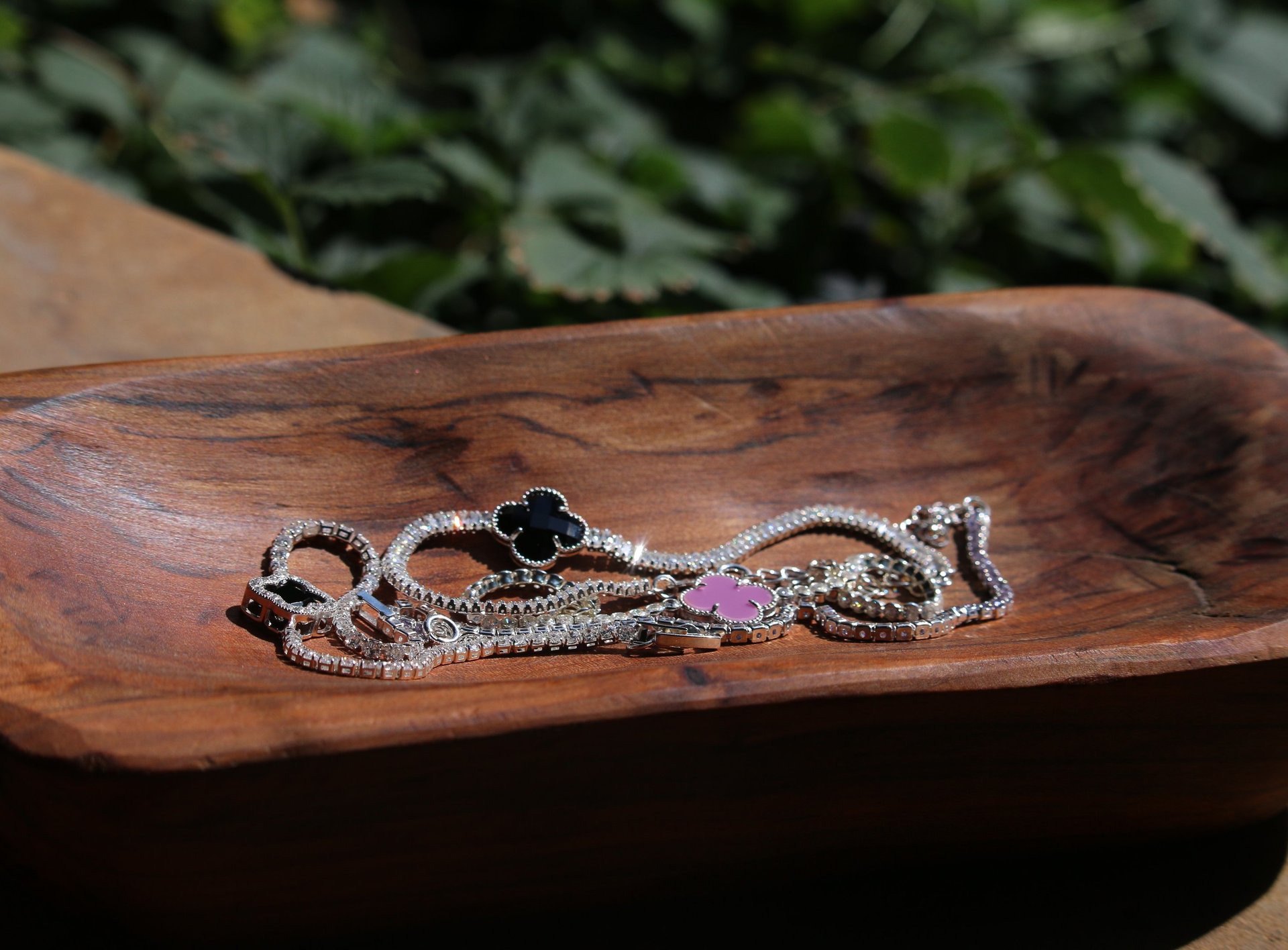 woman holding dried flower