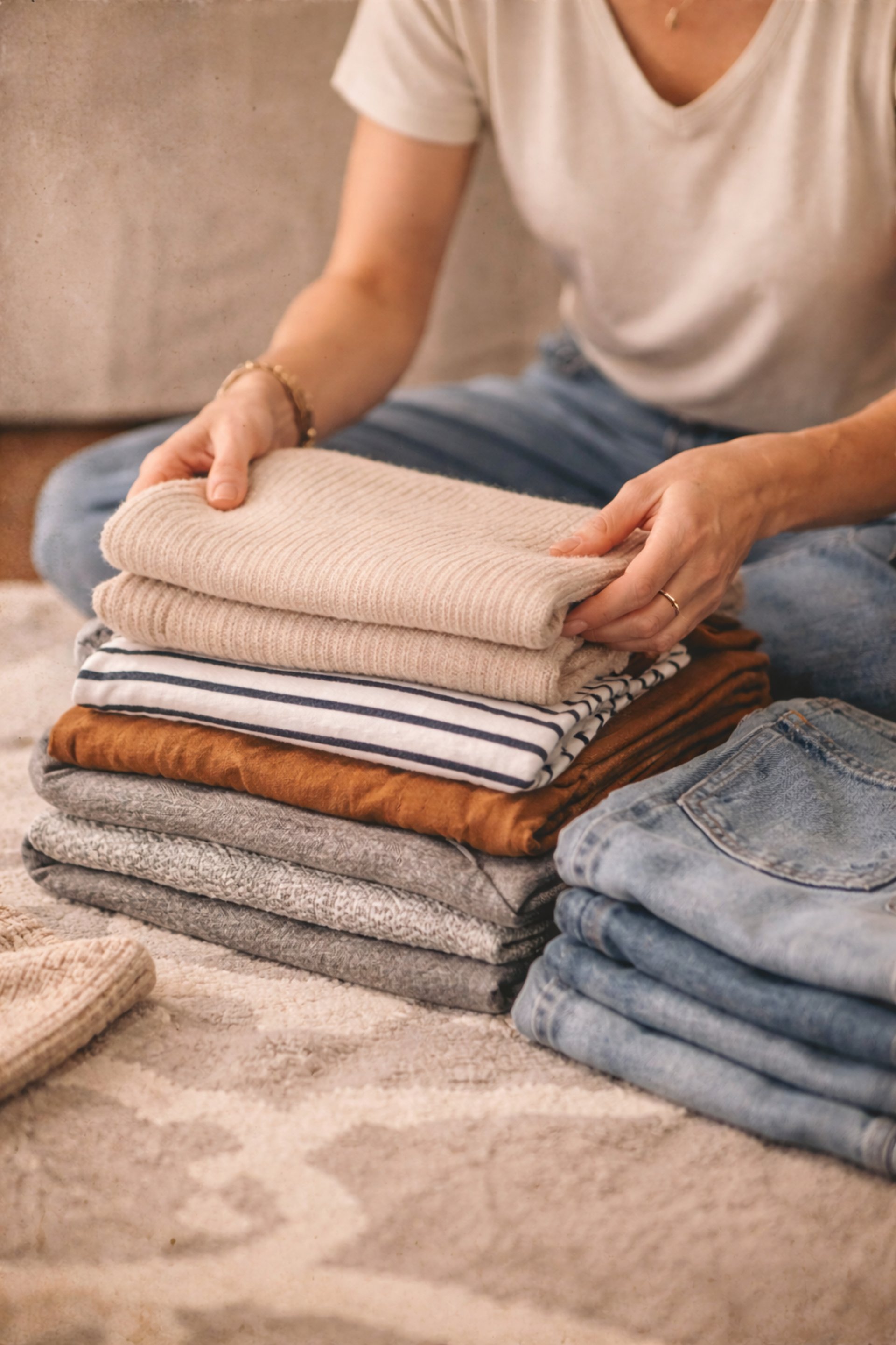 assorted-color apparels