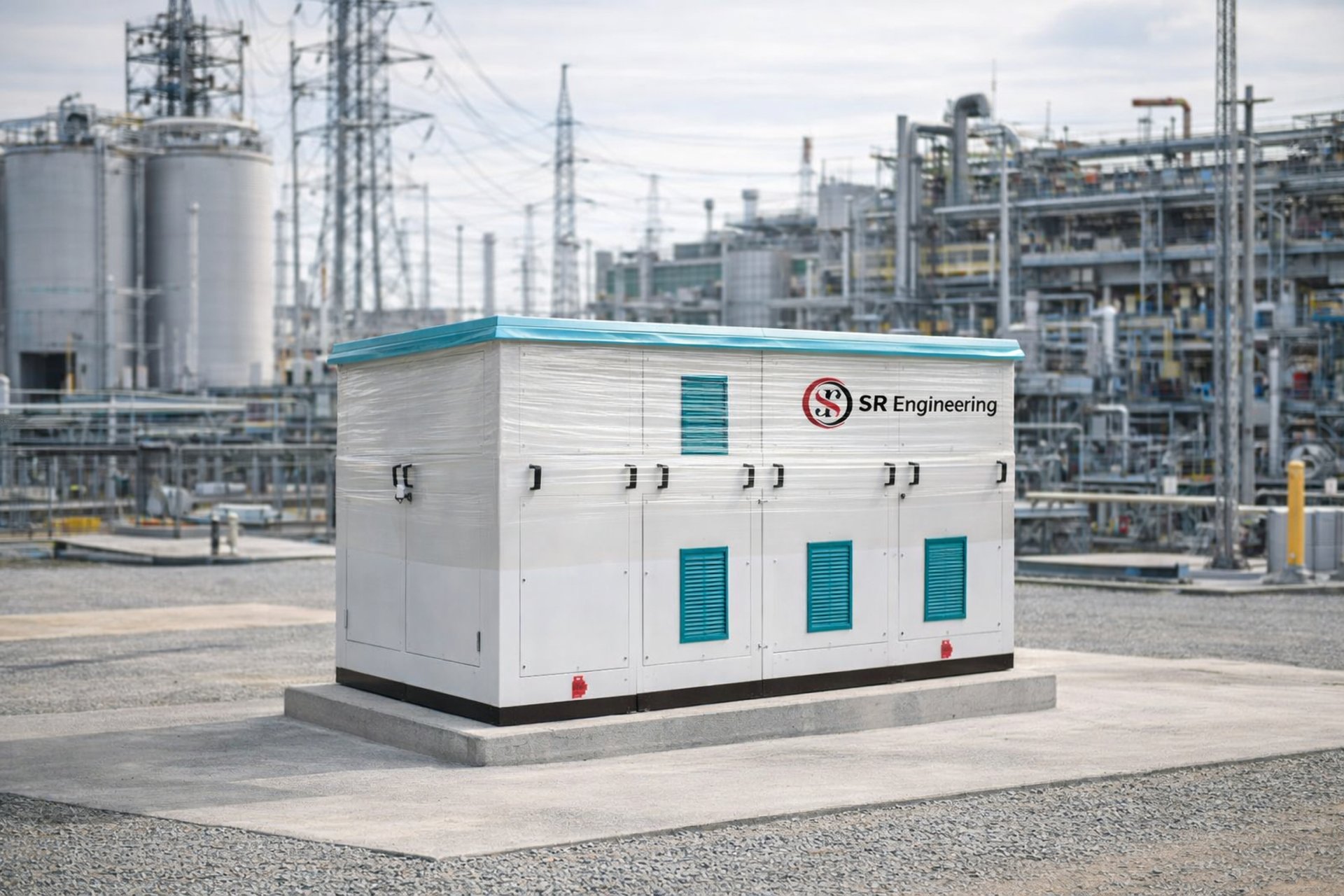 multicolored electronic part