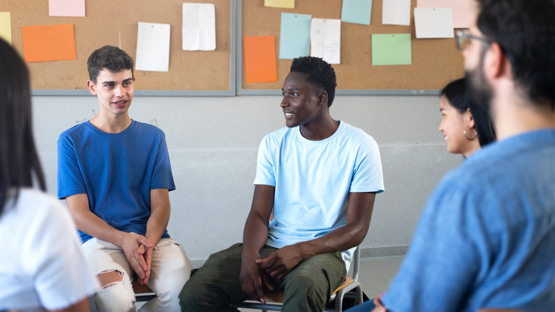 people standing near building