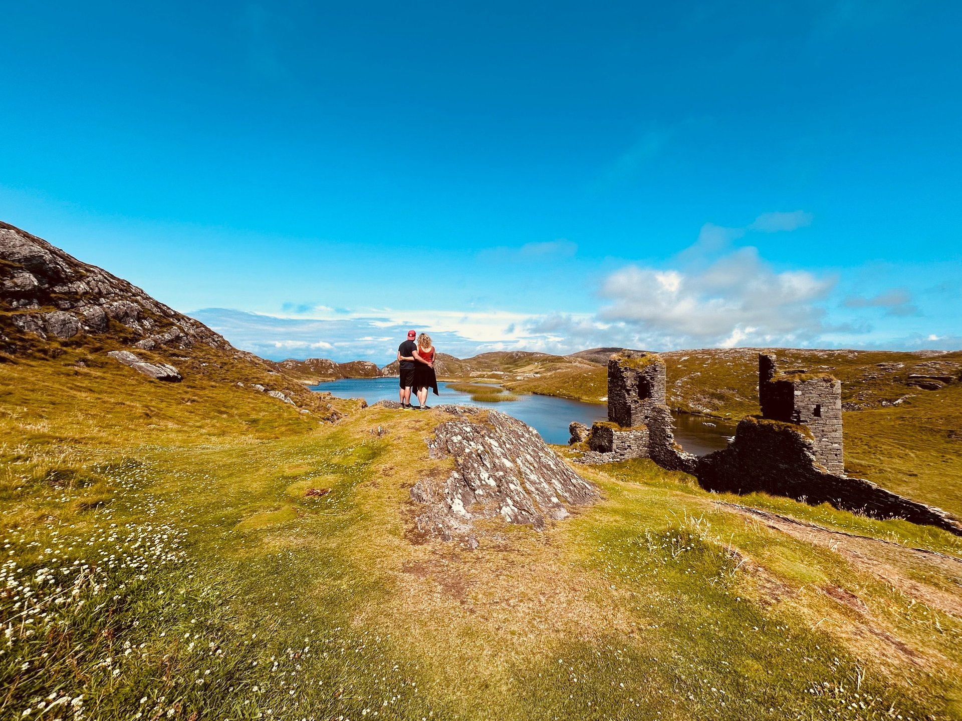 black blue and yellow textile