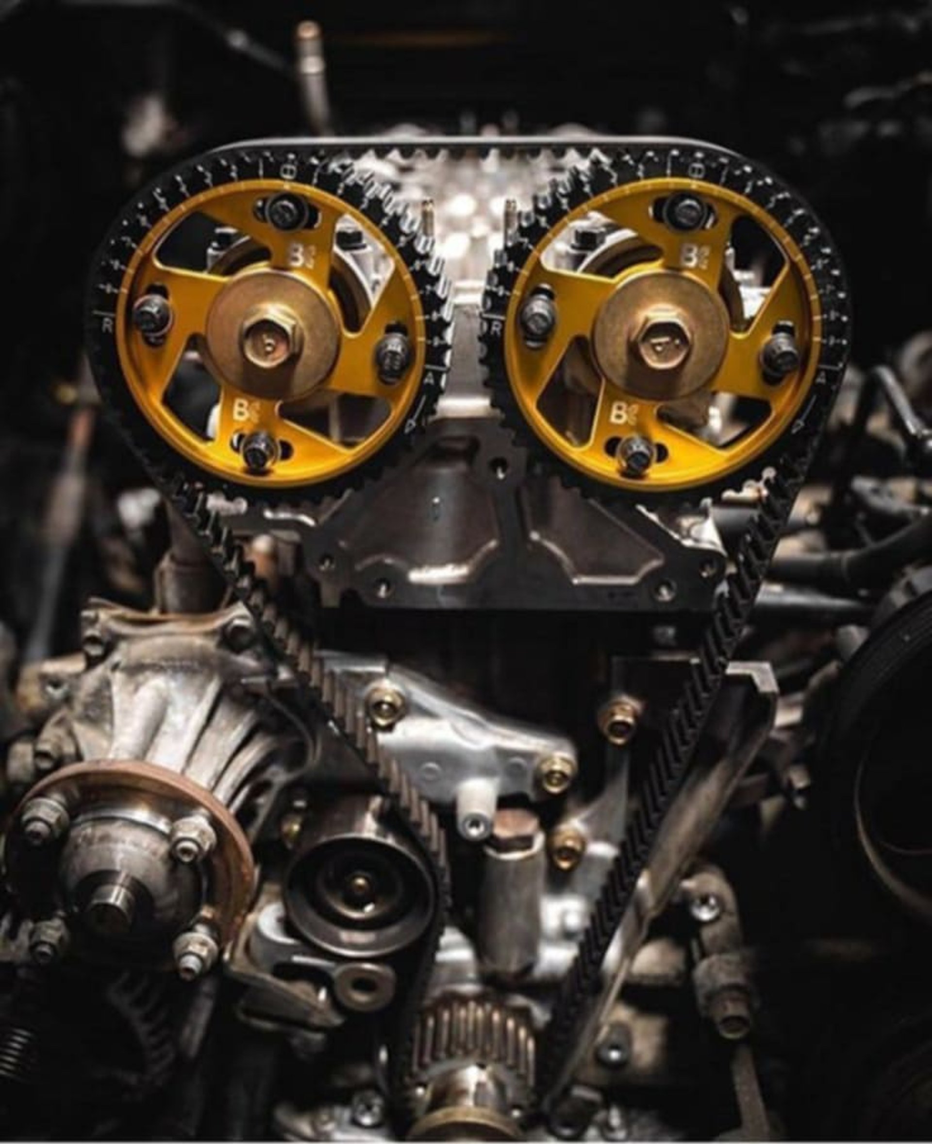 car engine bay