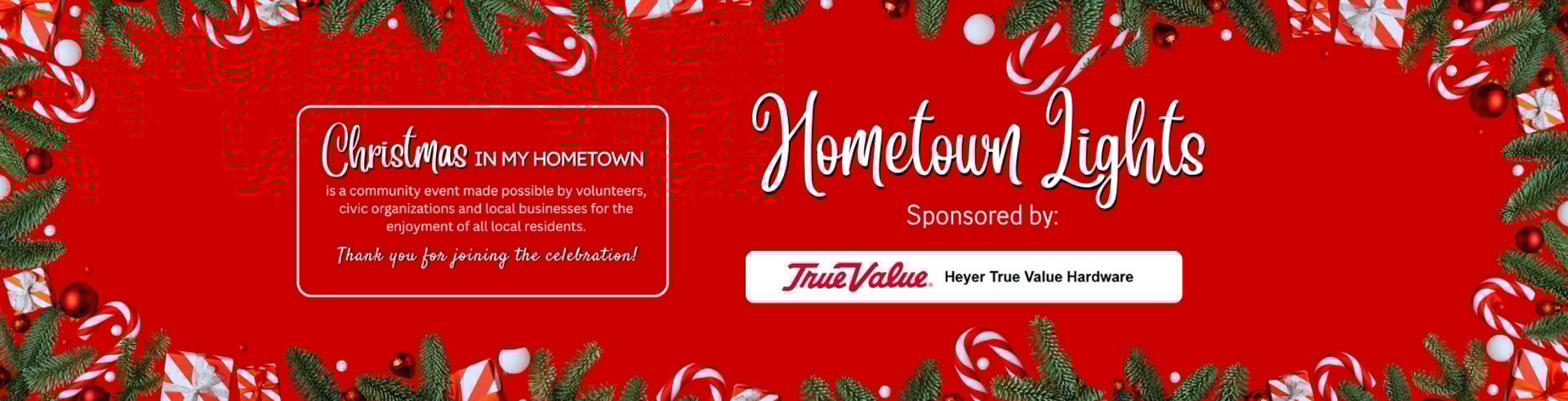 turned-on candy lights on snow at night