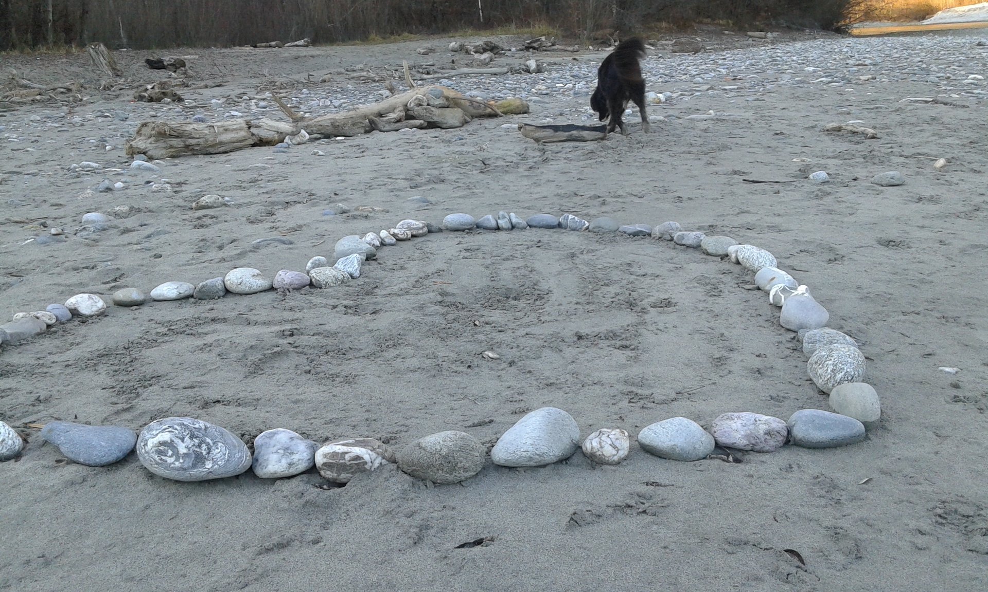 an abstract photo of a curved building with a blue sky in the background