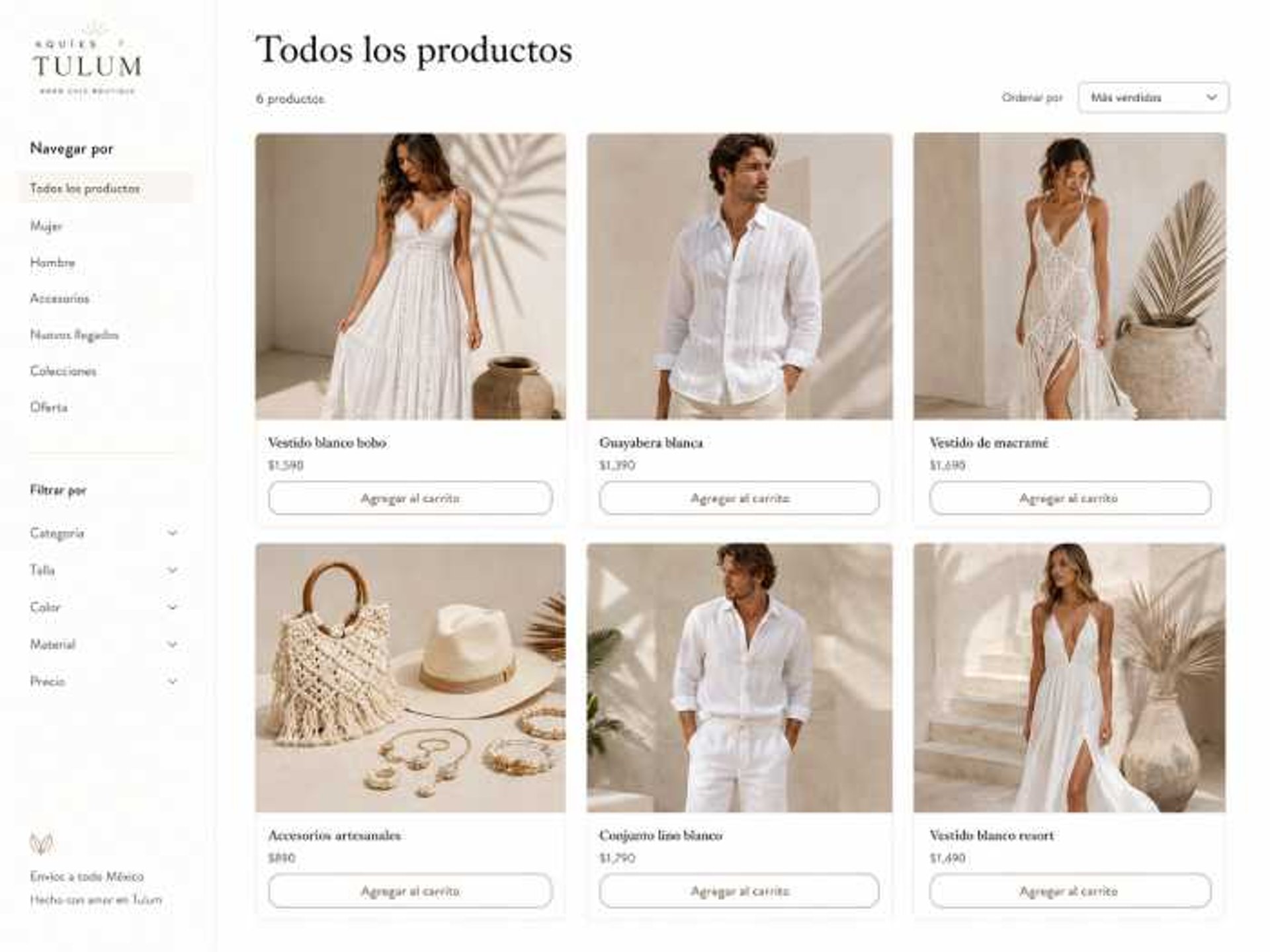 FONDO PAGINA SHOP TIENDA WEB DE ROPA BLANCA