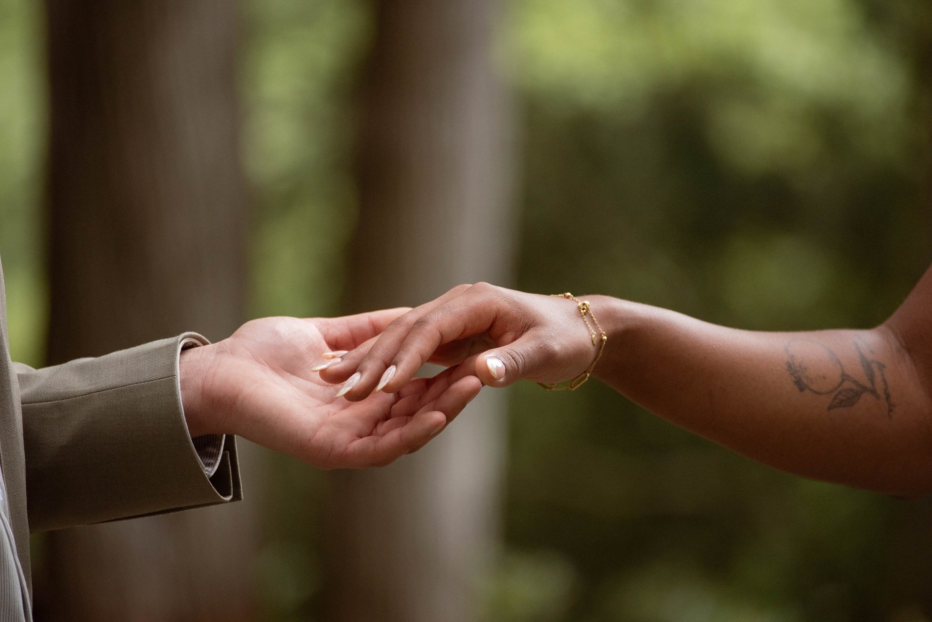 an abstract photo of a curved building with a blue sky in the background
