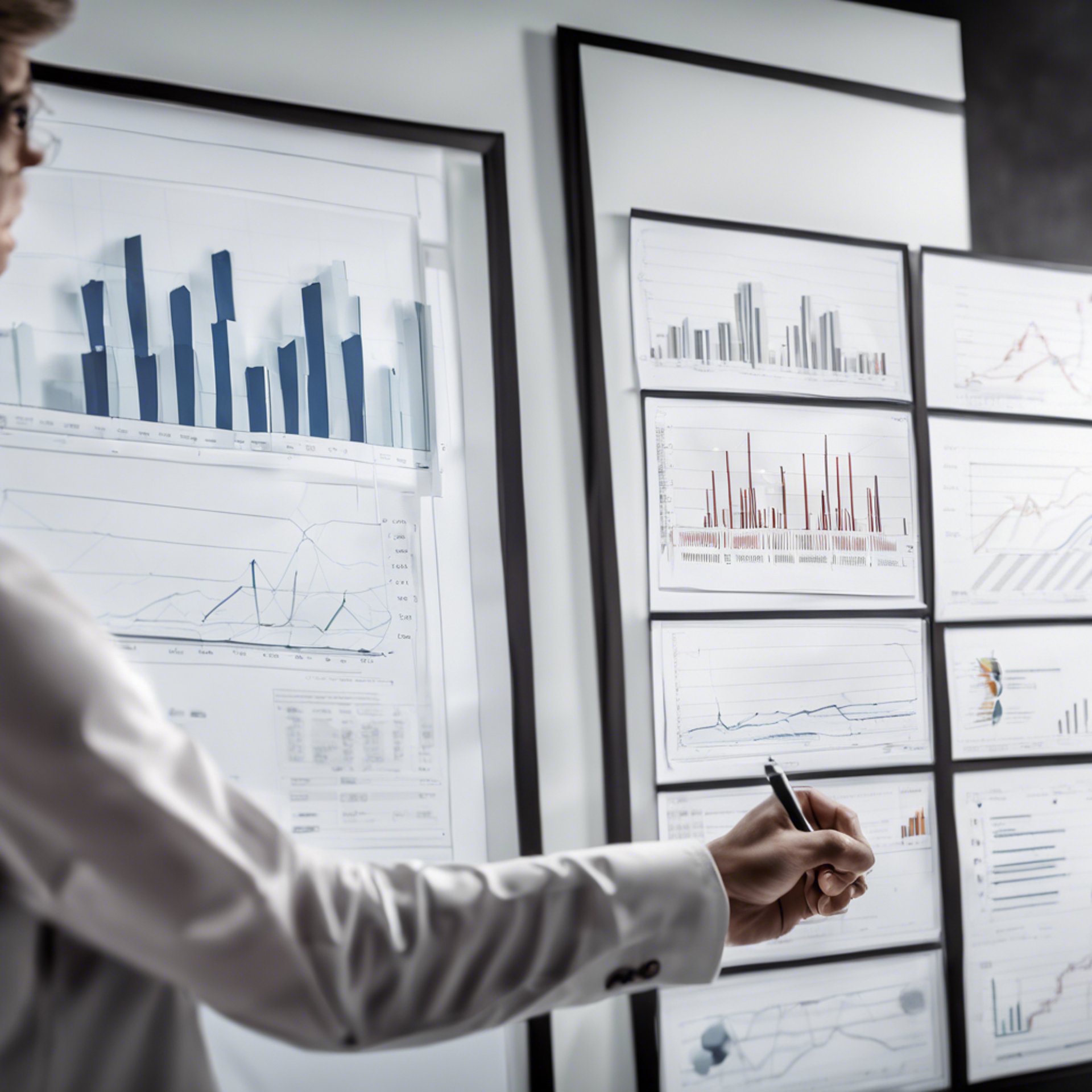 a black background with a multicolored wave of light