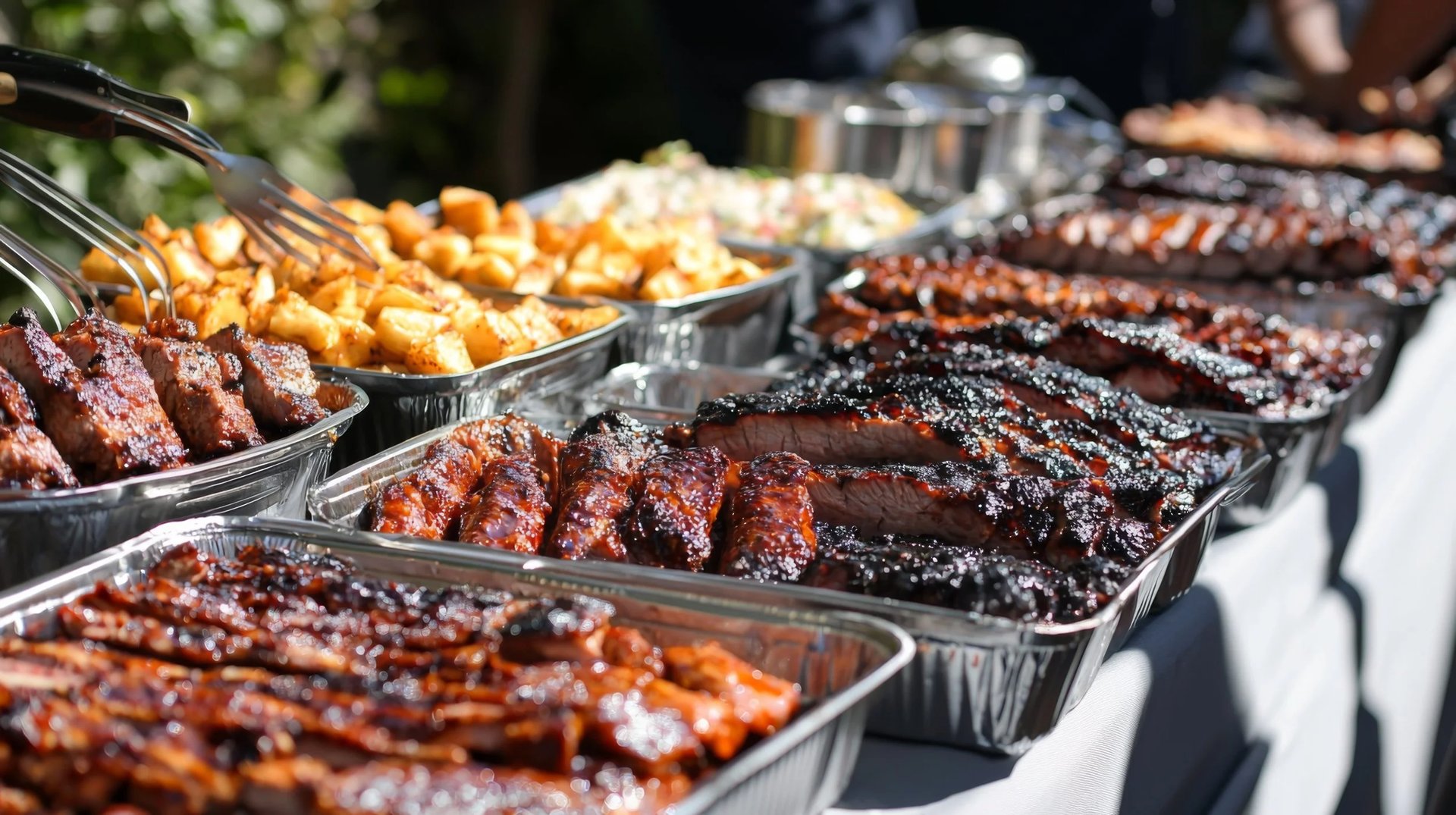 grilled meat on stainless steel tray
