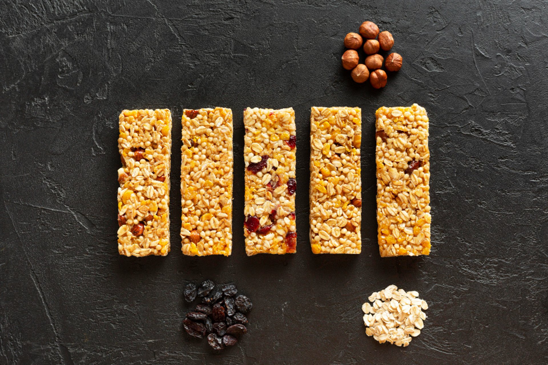 Hazelnuts Snack Bars