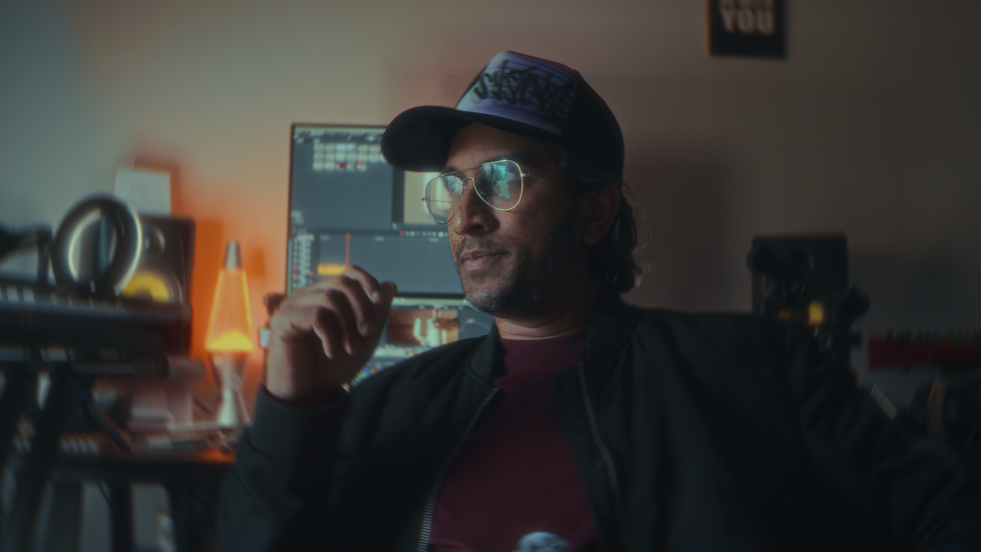 Shooting with Sony A7IV camera for interview shoot