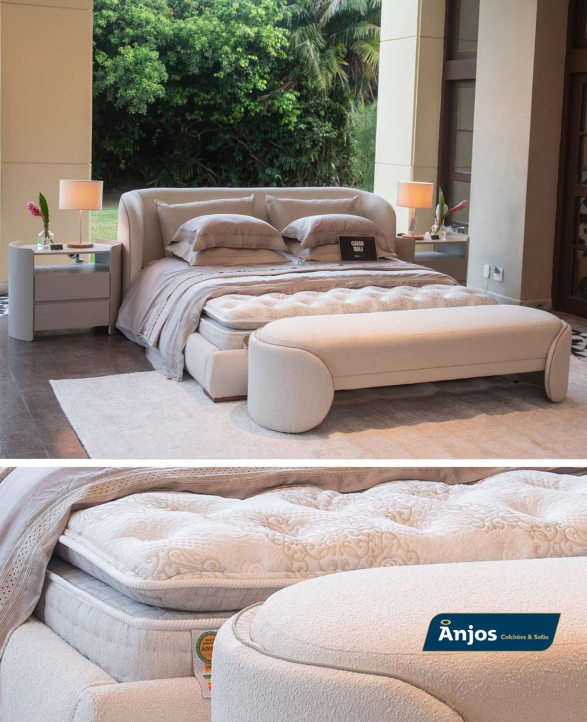 black and white bed linen