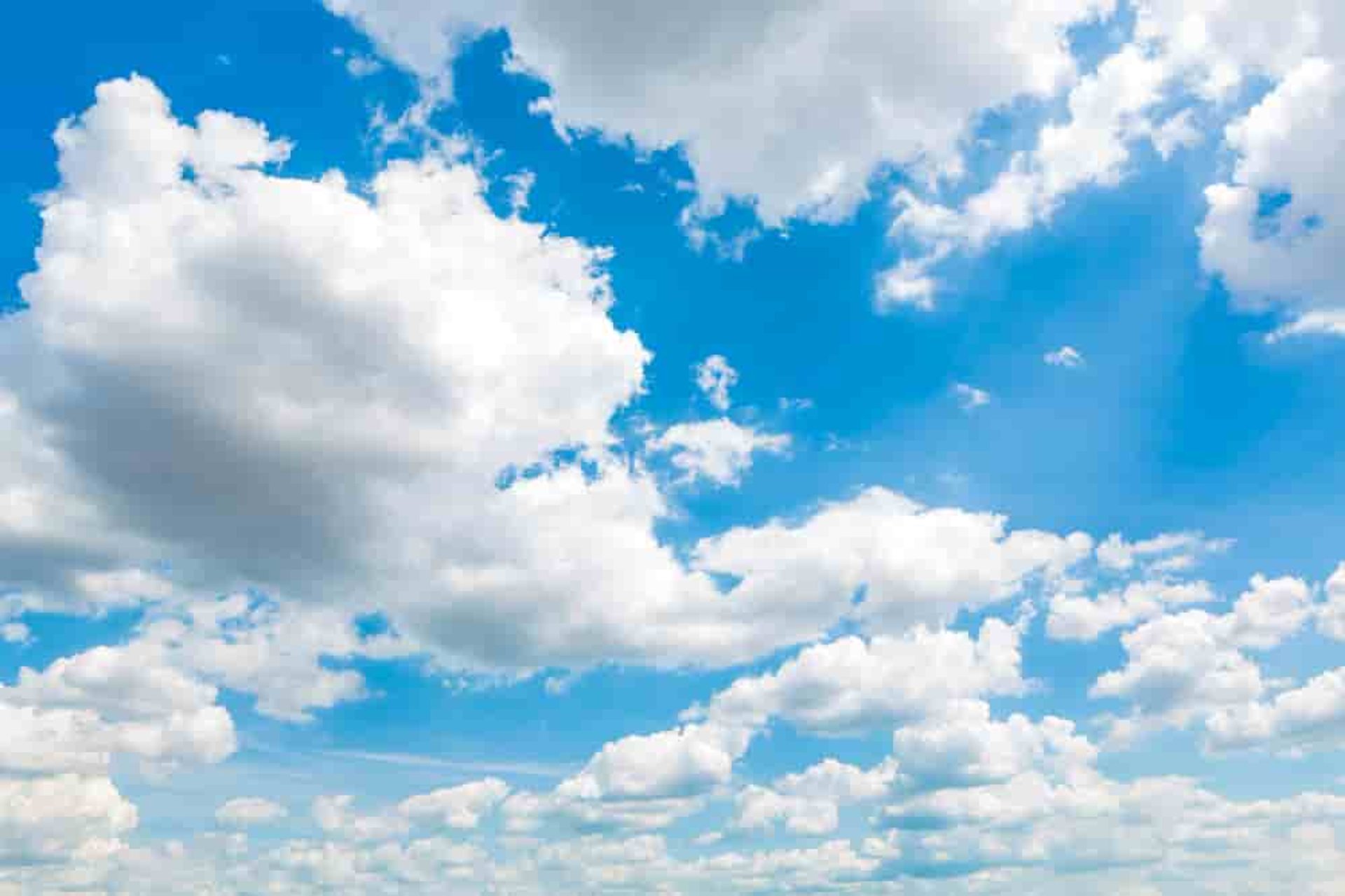 blue sky and white clouds