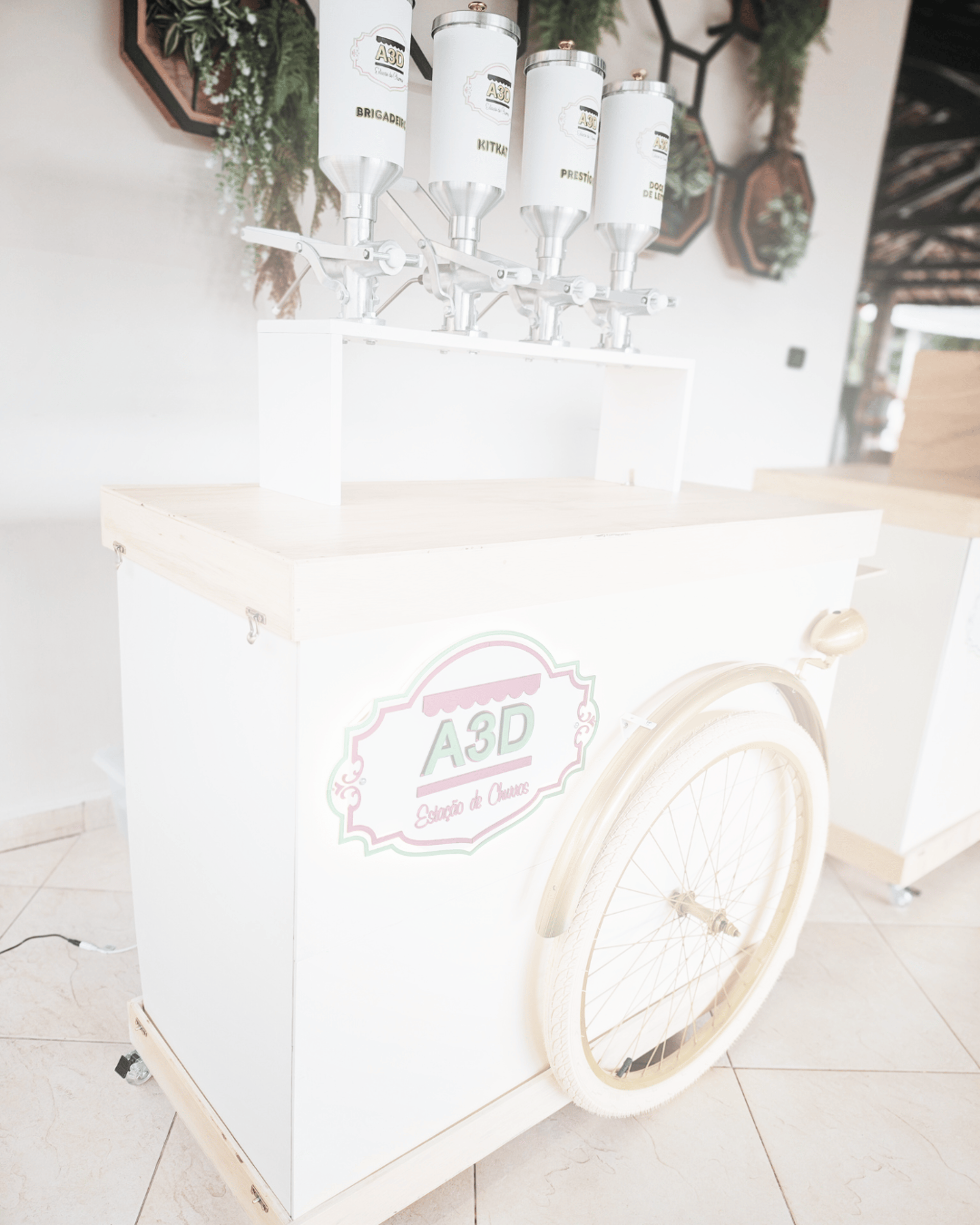 an abstract photo of a curved building with a blue sky in the background