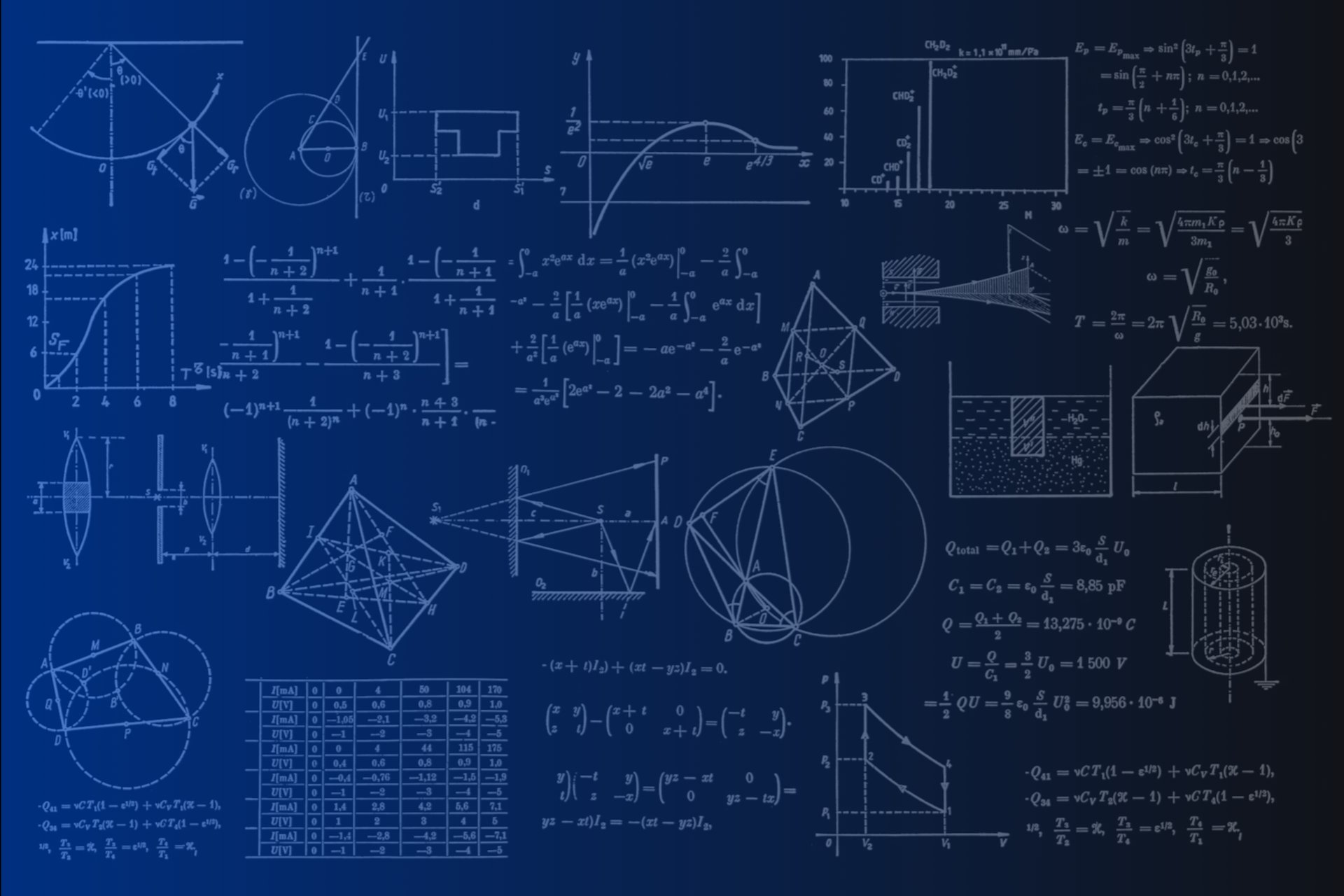 a blackboard with a bunch of diagrams on it