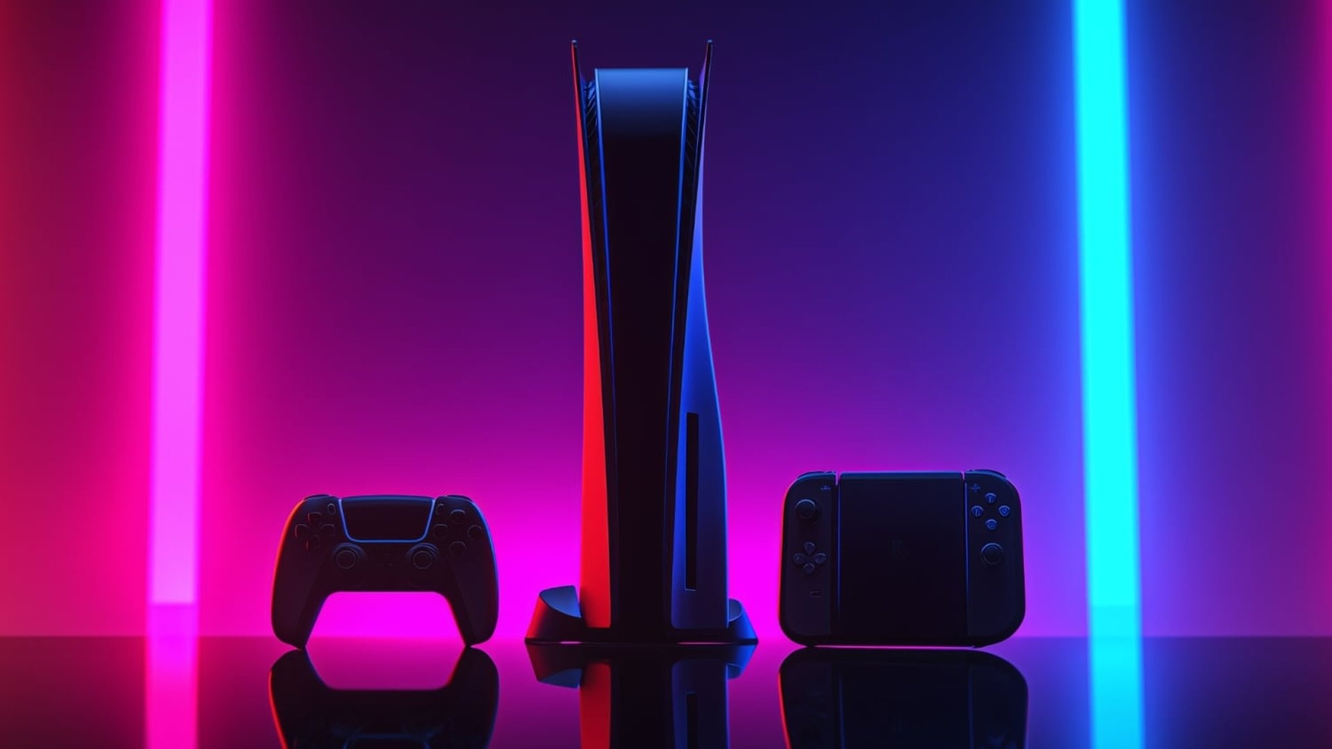 a blue background with lines and dots