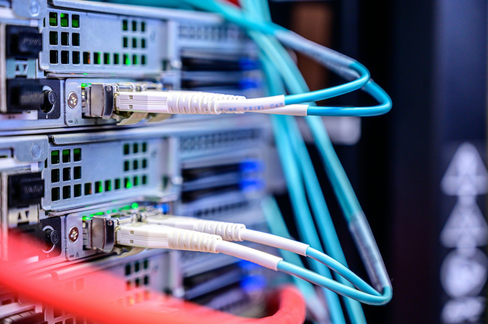 blue UTP cord