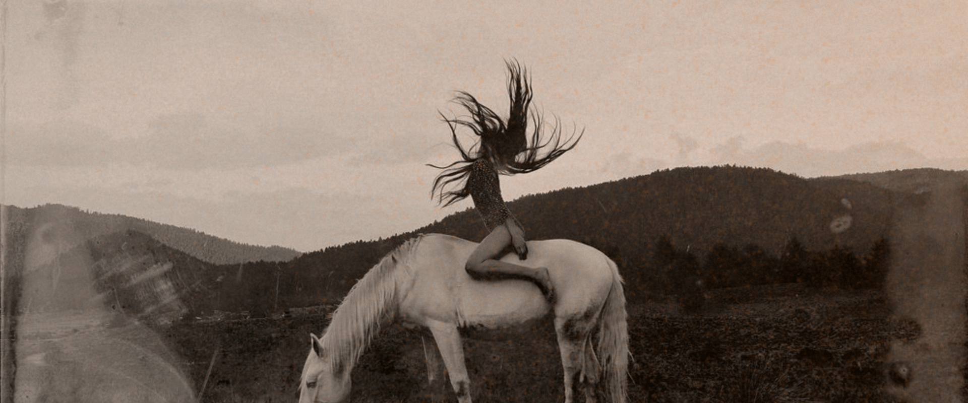 woman riding on white horse