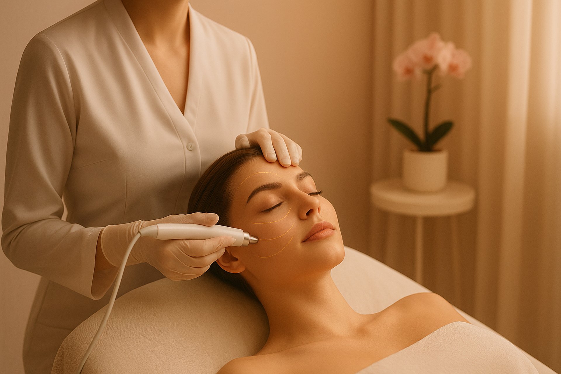 woman wearing yellow long-sleeved dress under white clouds and blue sky during daytime