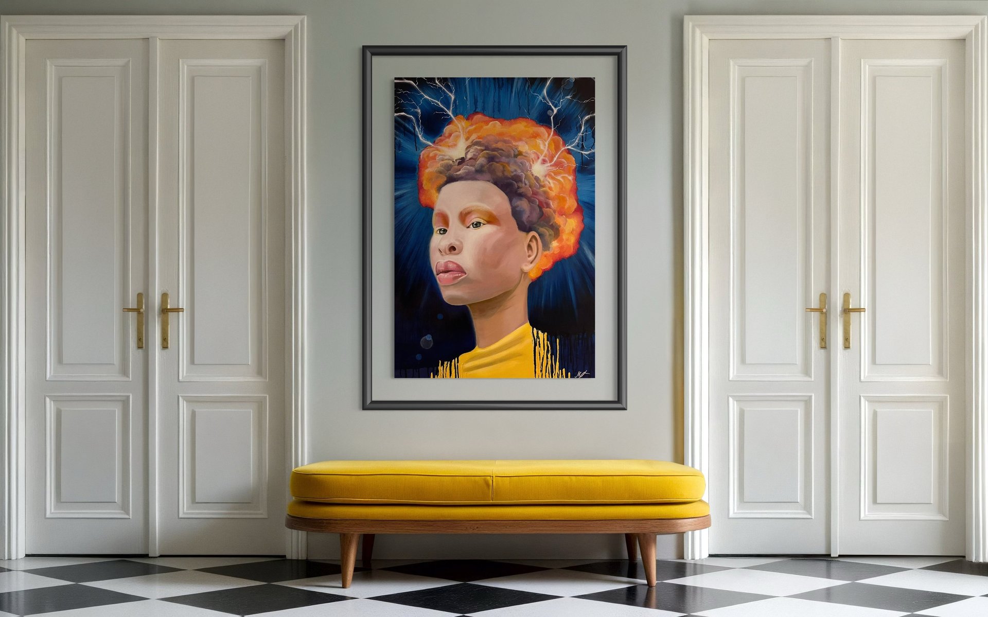 A close up of a bunch of paint brushes