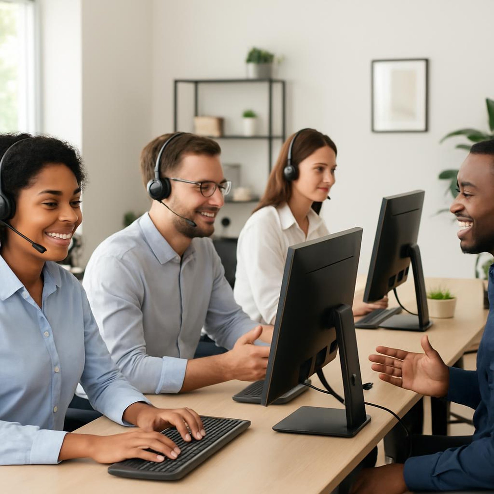 gray computer monitor