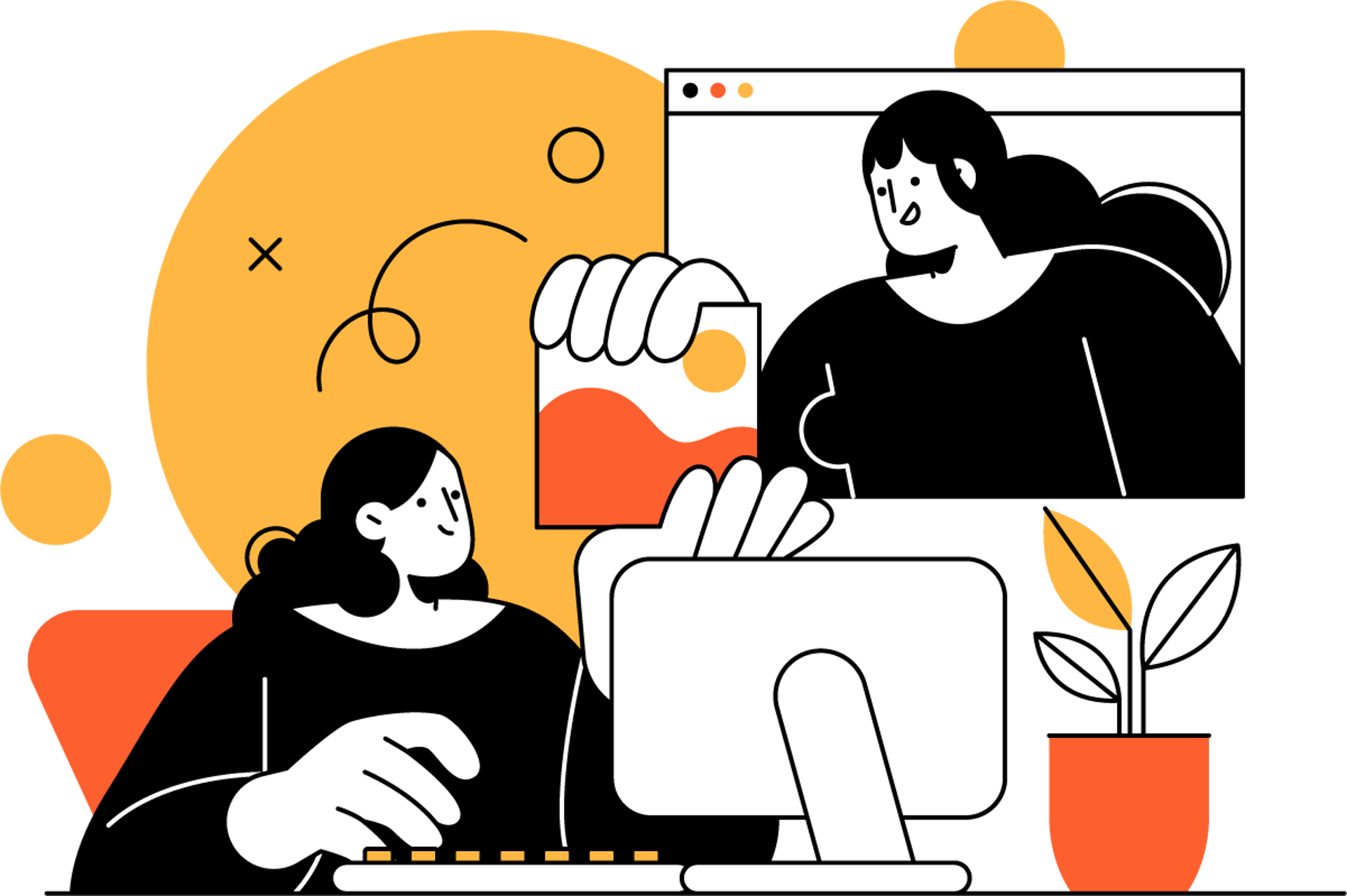 illustration for life coach day official website